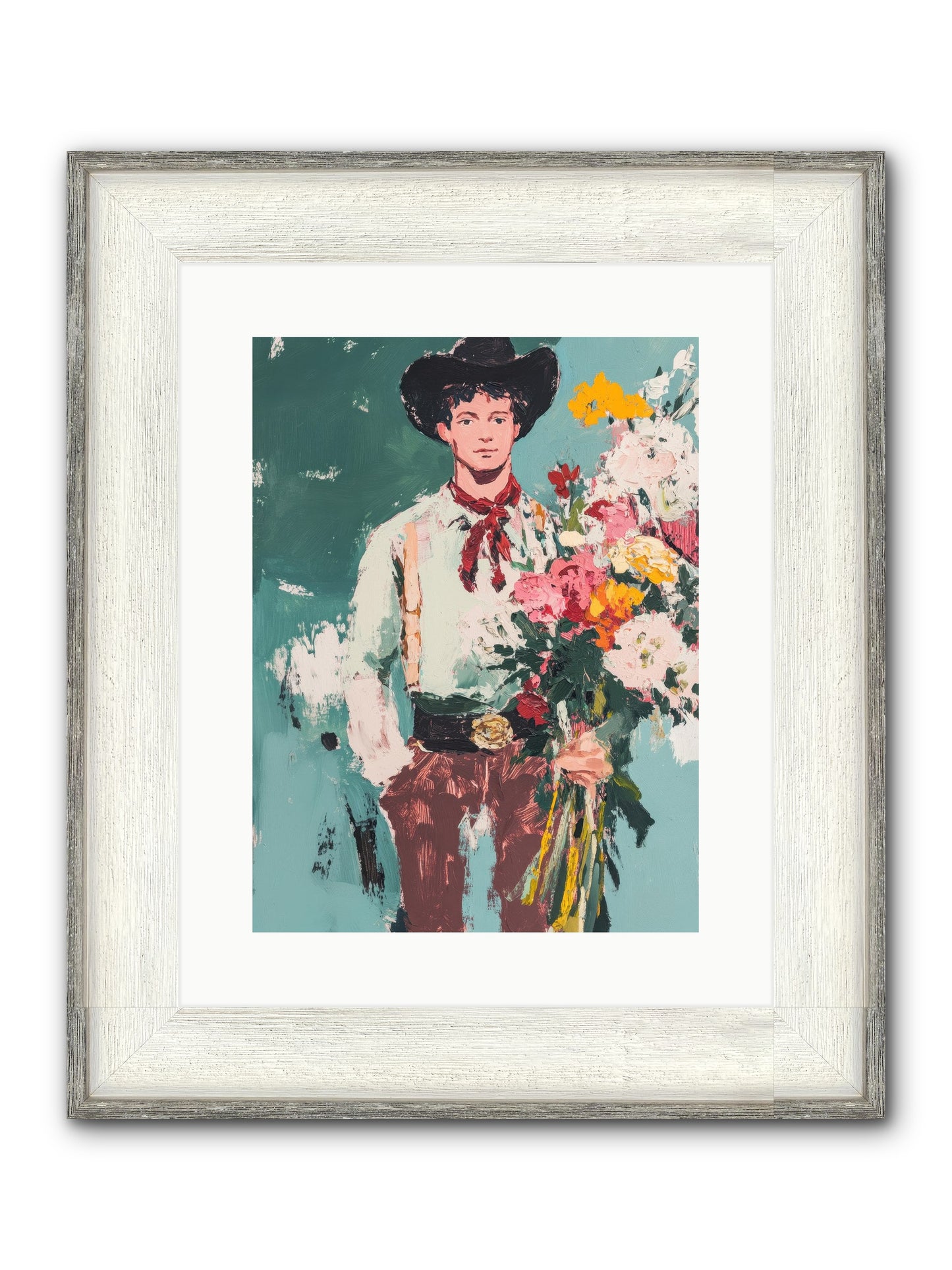 Rustic Renaissance Framed Print - Driftwood White 12x16
