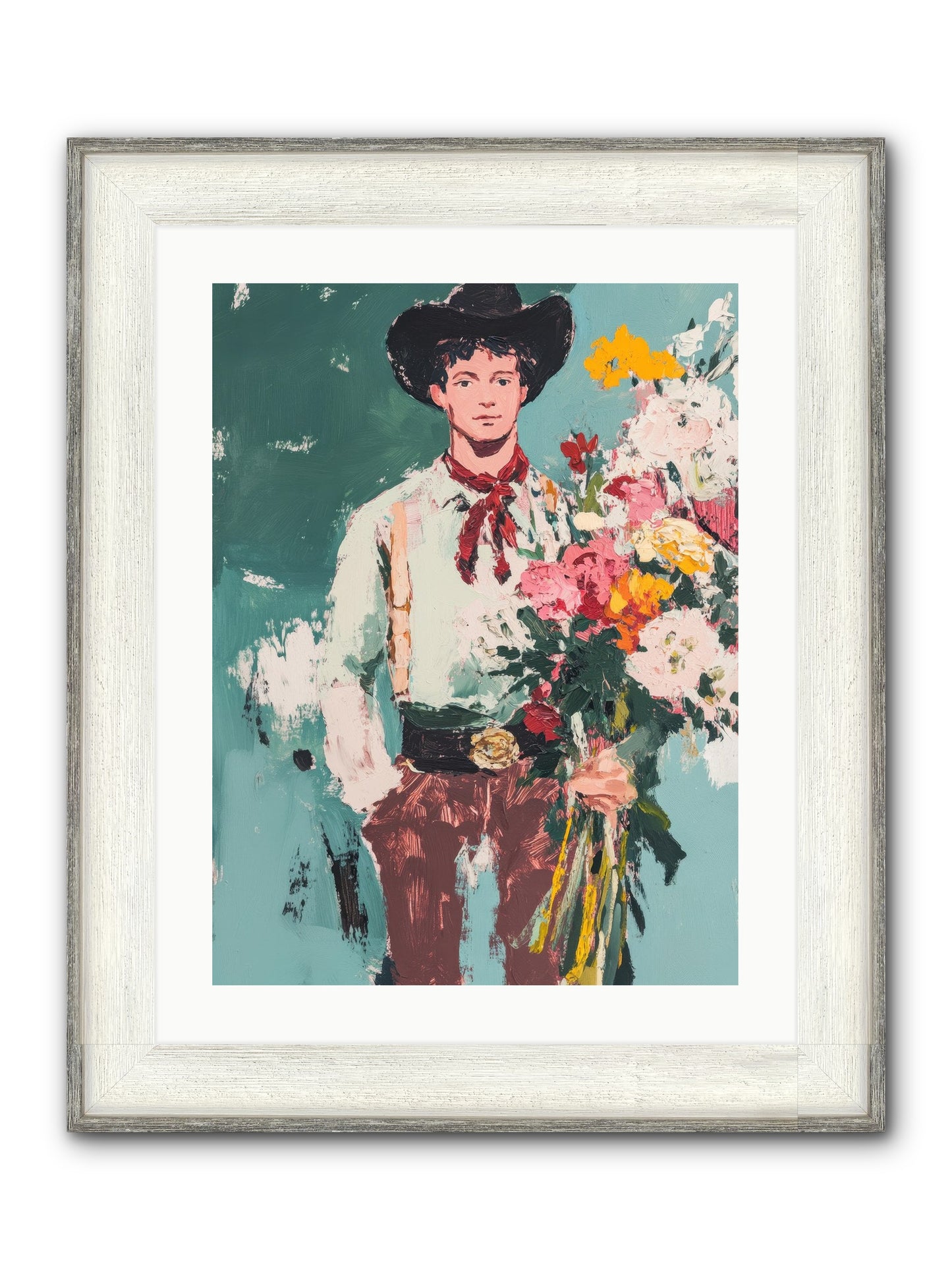 Rustic Renaissance Framed Print - Driftwood White 18x24