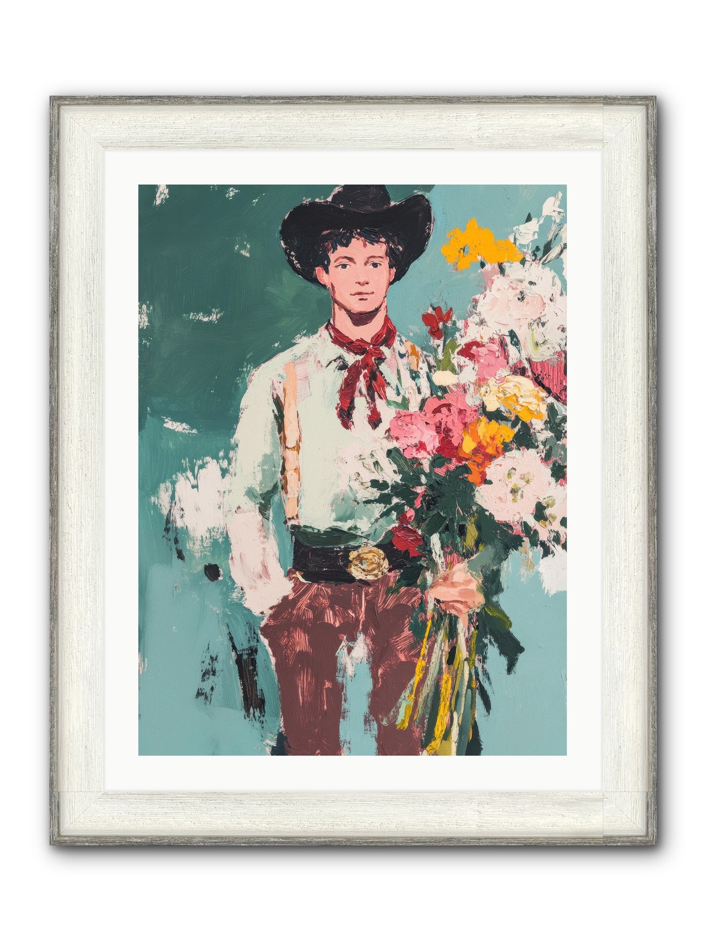 Rustic Renaissance Framed Print - Driftwood White 24x32