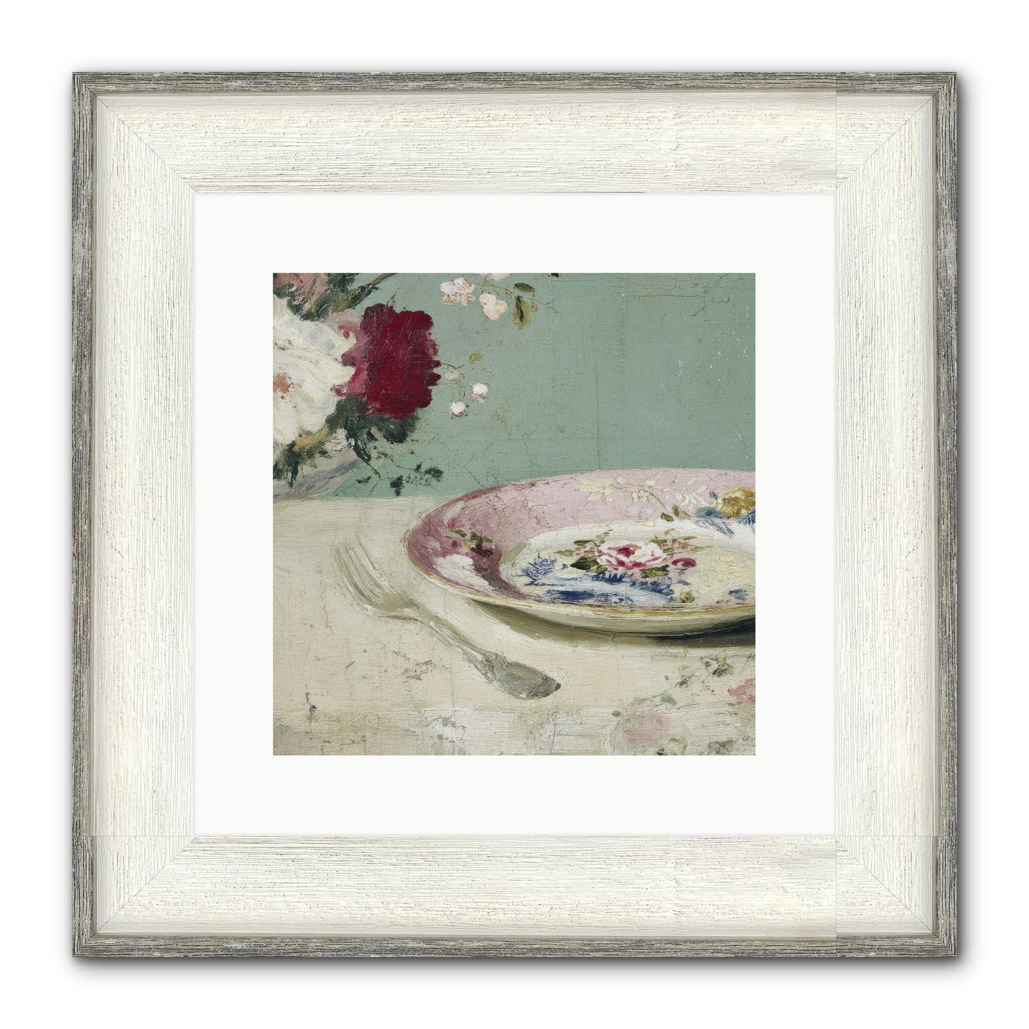 Sable House Notebook Framed Print - Driftwood White 12x12