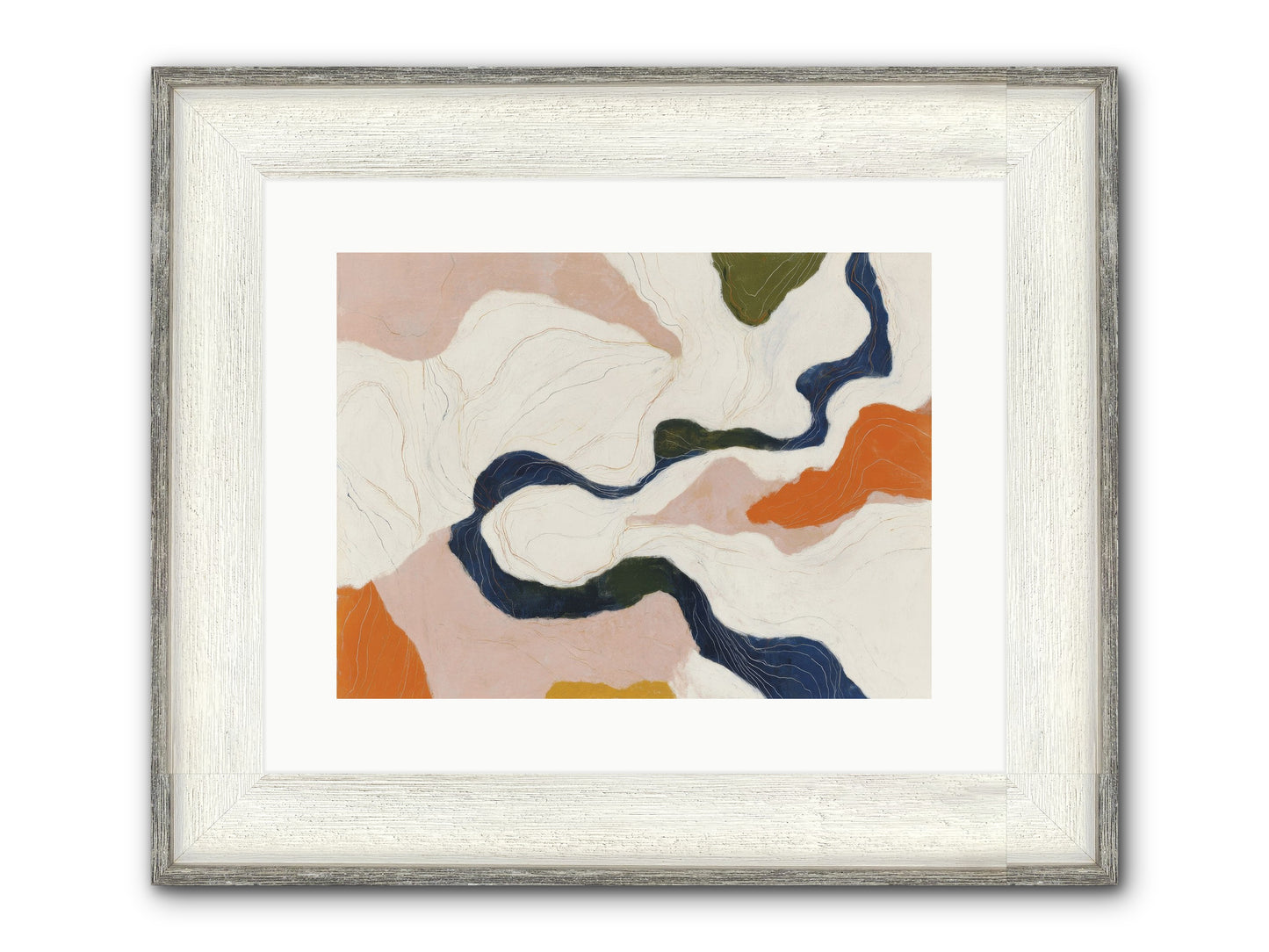 Sablethorn Hollow Framed Print - Driftwood White 16x12