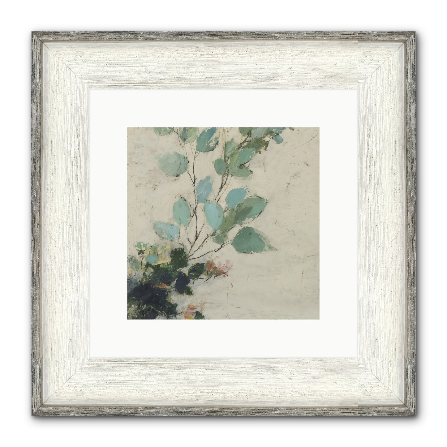 Sacred Beloved Framed Print - Driftwood White 10x10