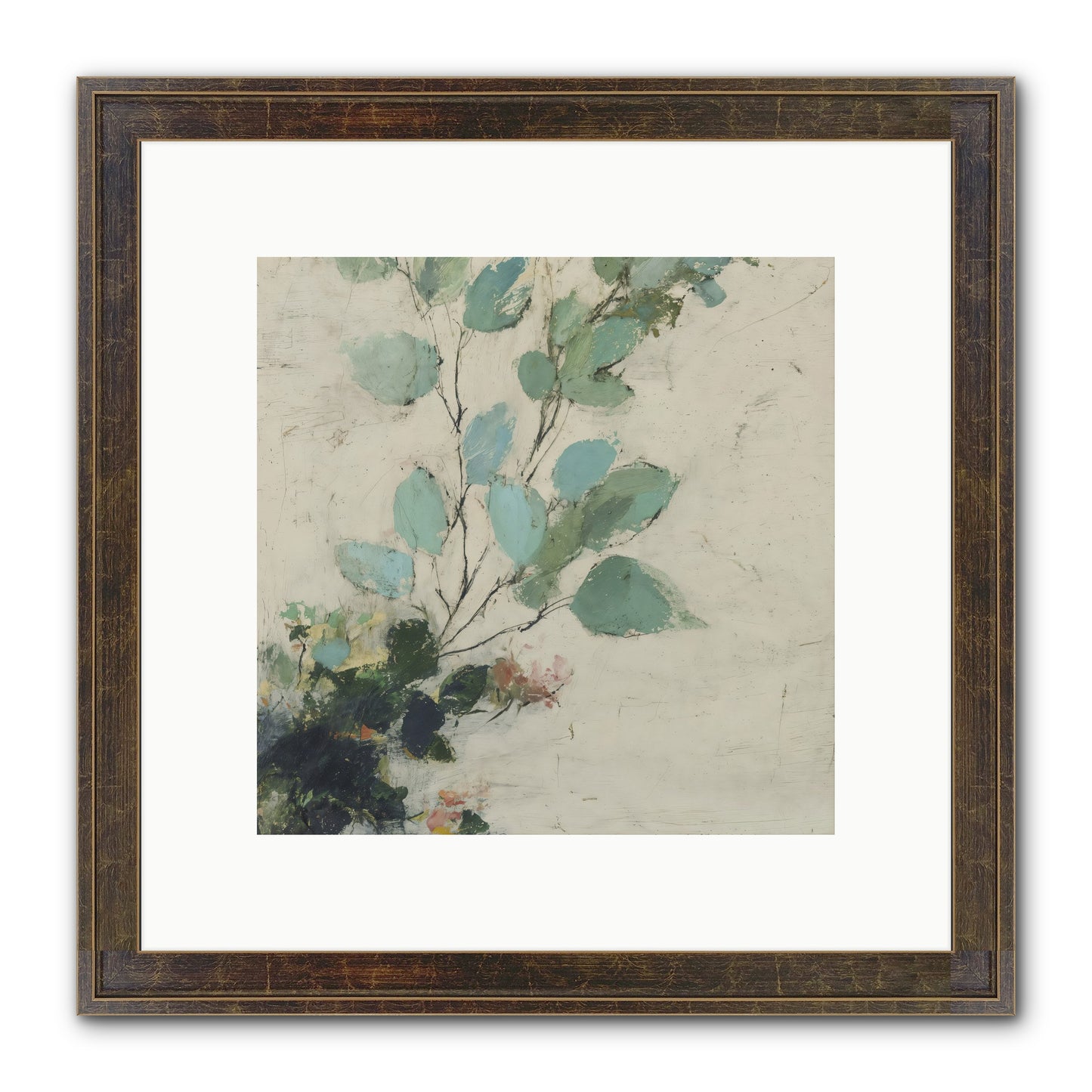 Sacred Beloved Framed Print - Slimwoods Black/Gold 10x10