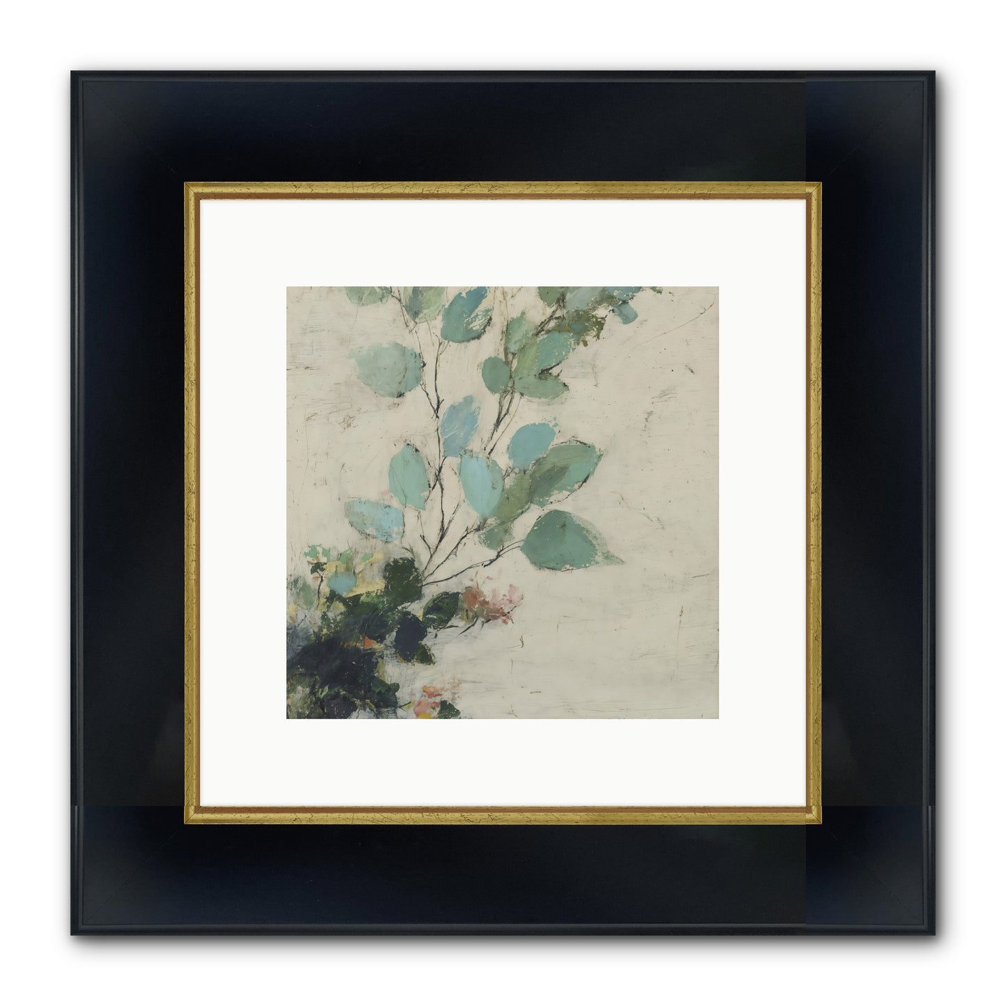 Sacred Beloved Framed Print - Wide Black w/Gold 10x10
