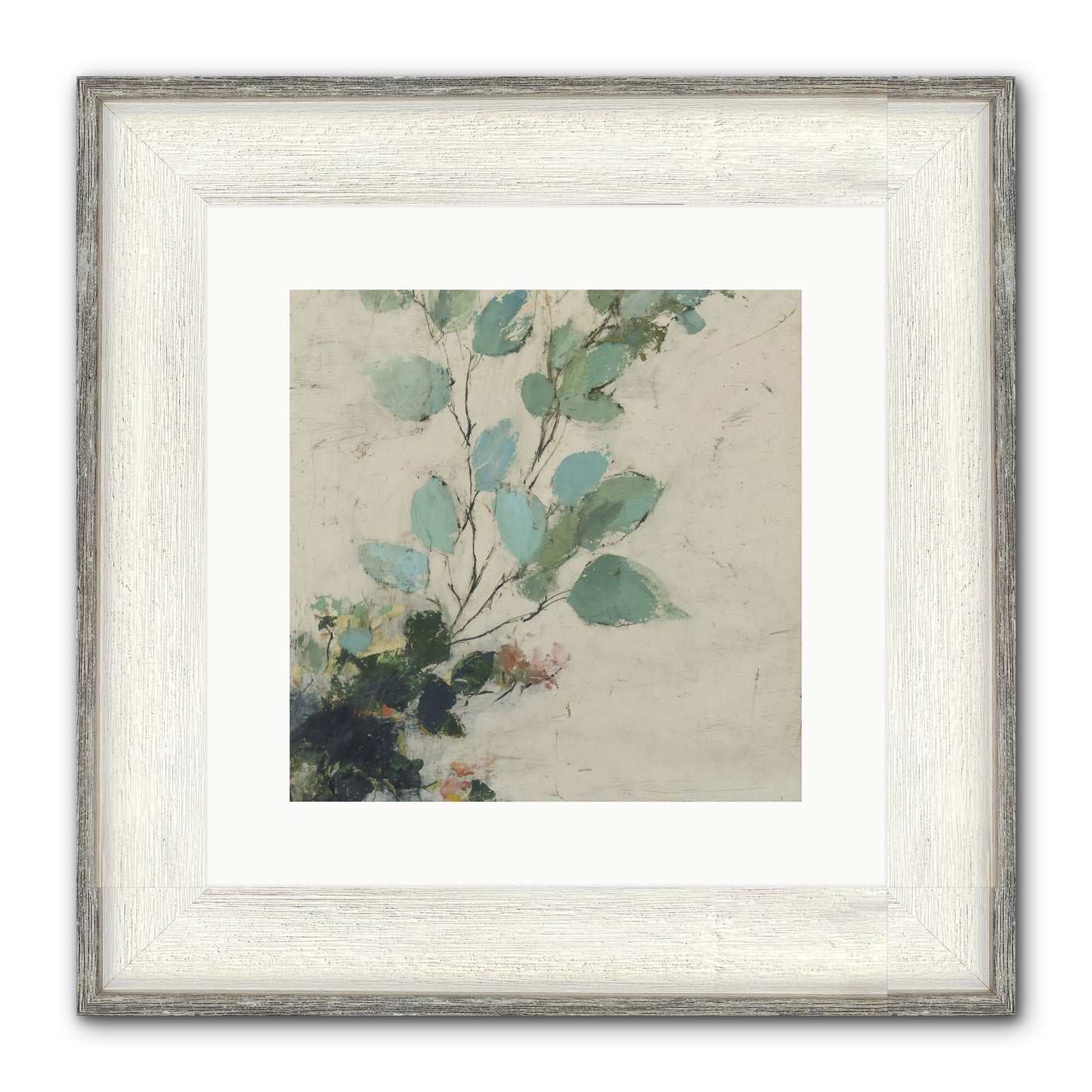 Sacred Beloved Framed Print - Driftwood White 12x12