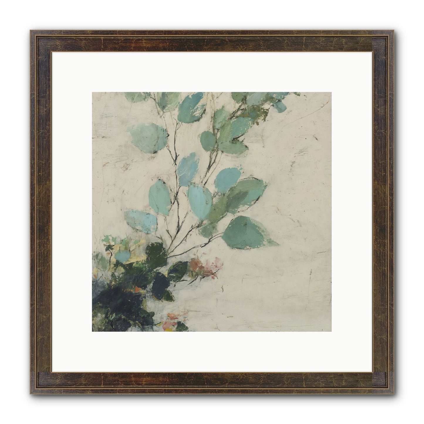 Sacred Beloved Framed Print - Slimwoods Black/Gold 12x12