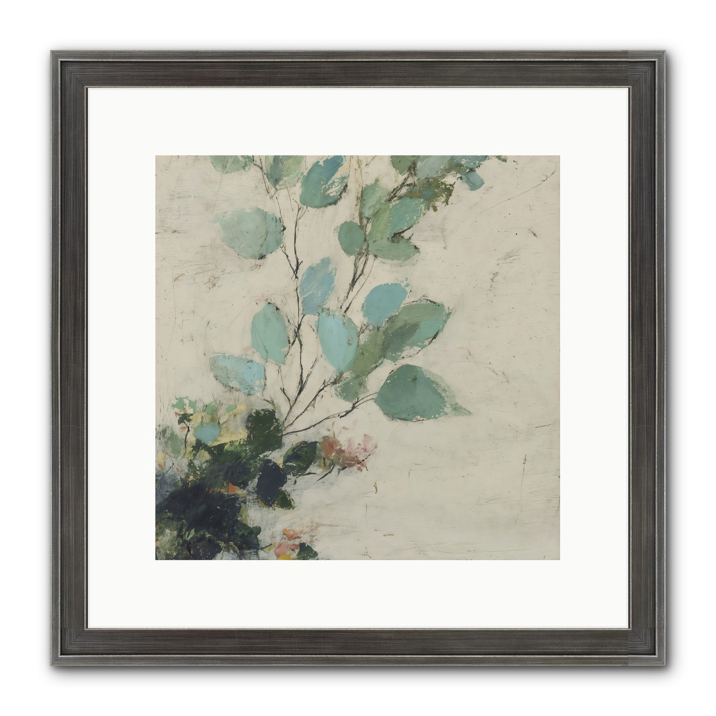 Sacred Beloved Framed Print - Slimwoods Black/Silver 12x12