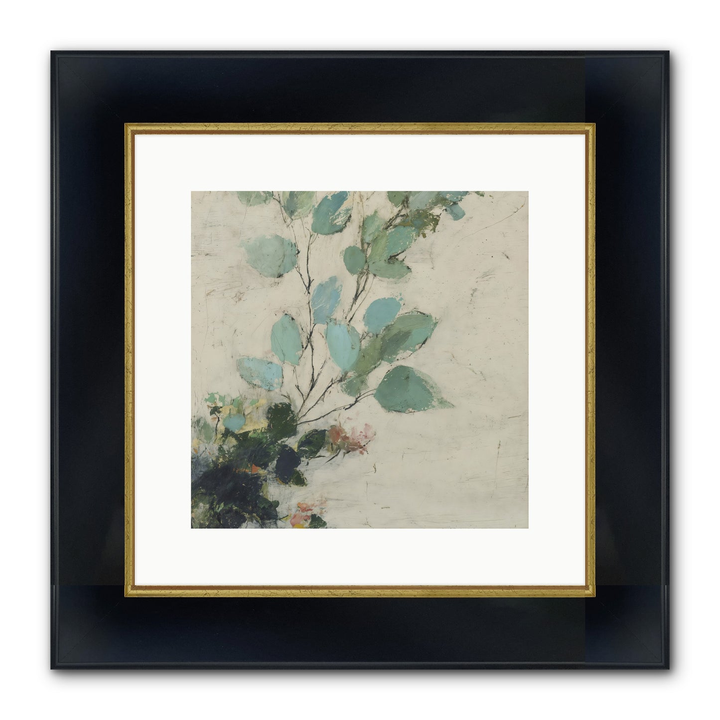 Sacred Beloved Framed Print - Wide Black w/Gold 12x12