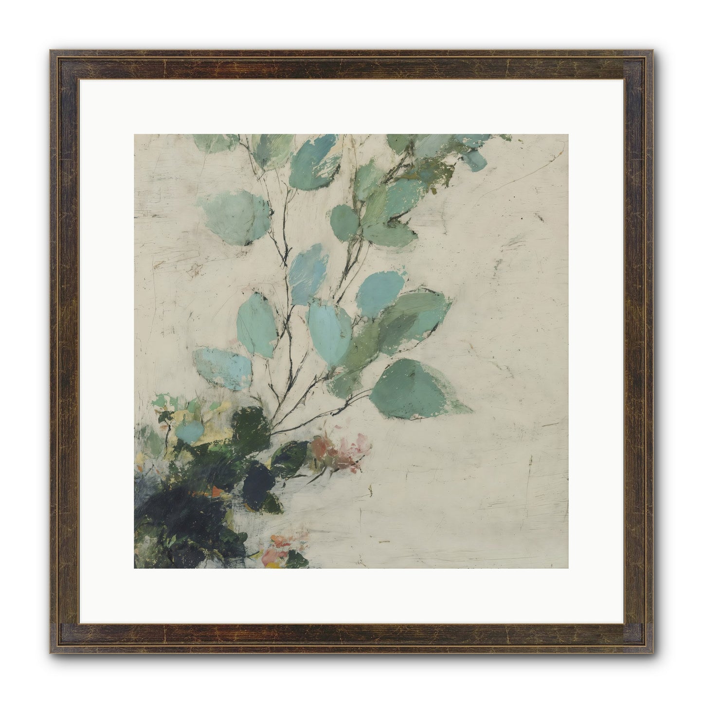Sacred Beloved Framed Print - Slimwoods Black/Gold 16x16