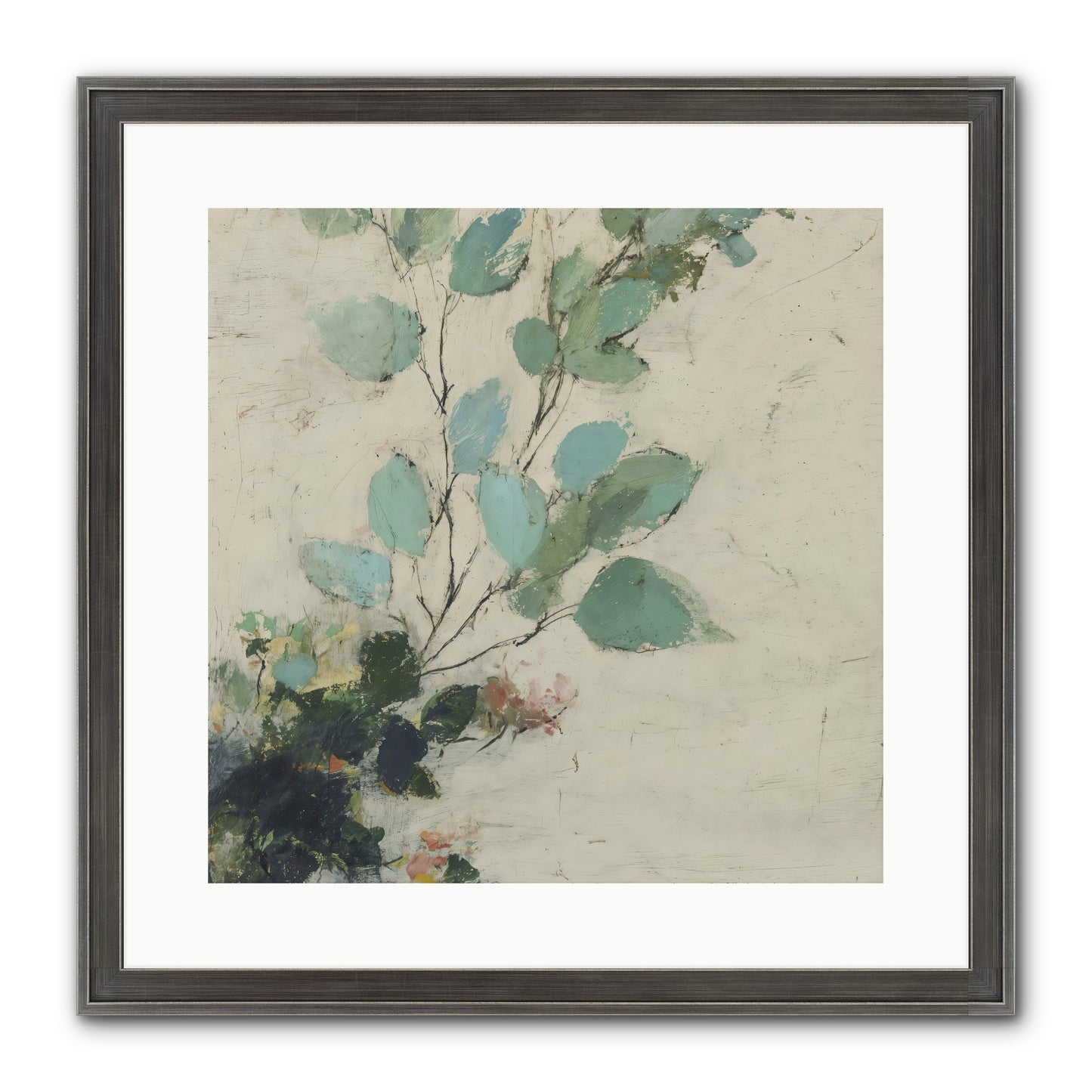 Sacred Beloved Framed Print - Slimwoods Black/Silver 16x16