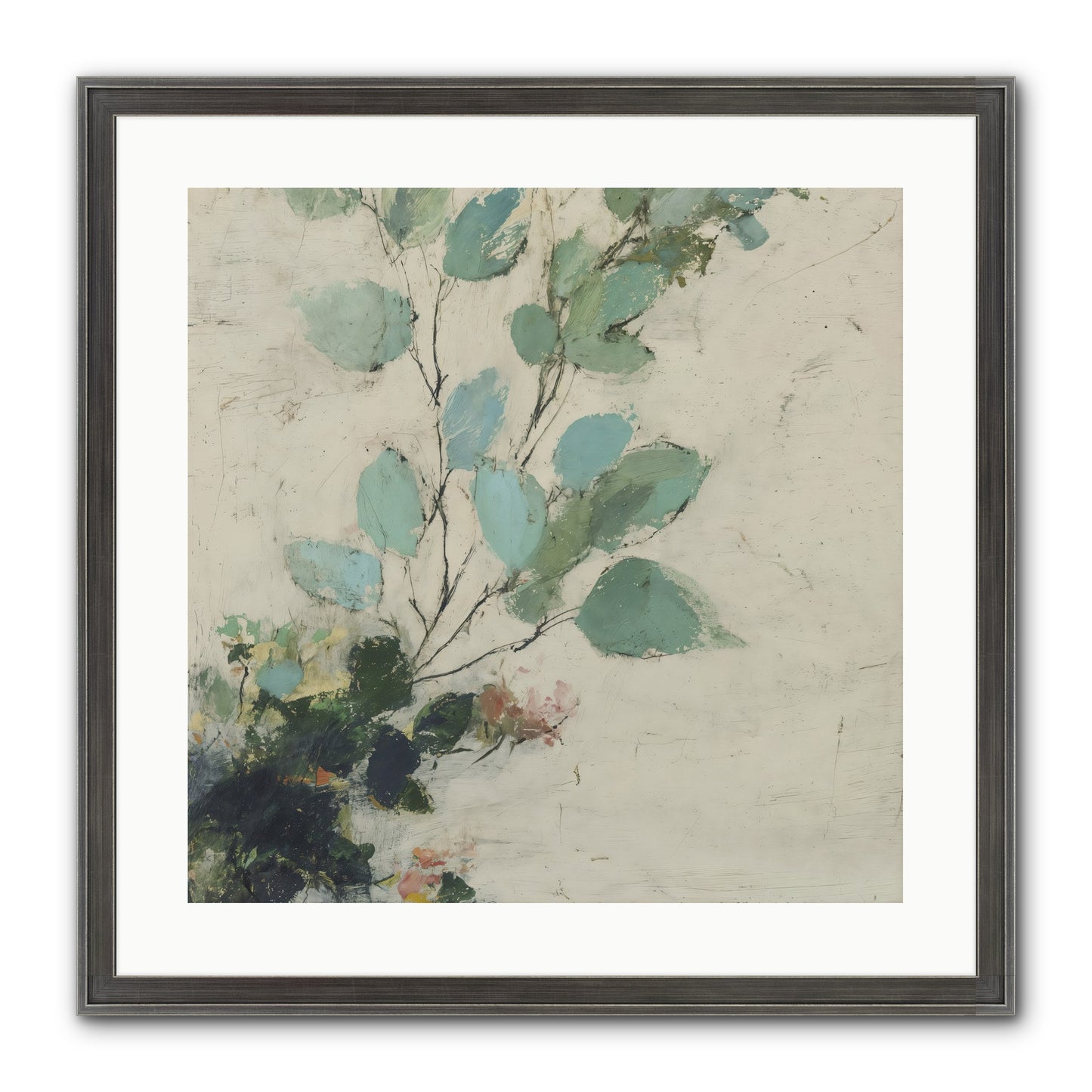 Sacred Beloved Framed Print - Slimwoods Black/Silver 20x20