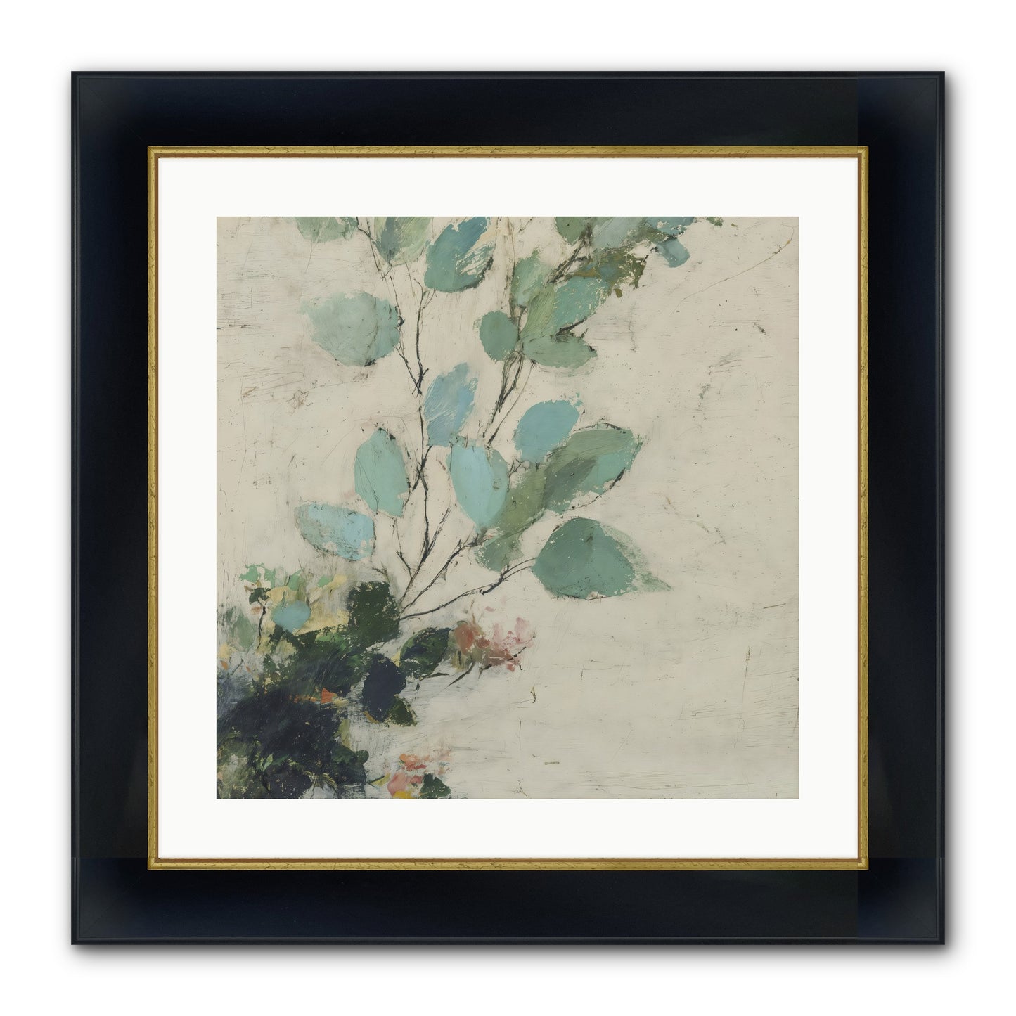 Sacred Beloved Framed Print - Wide Black w/Gold 20x20