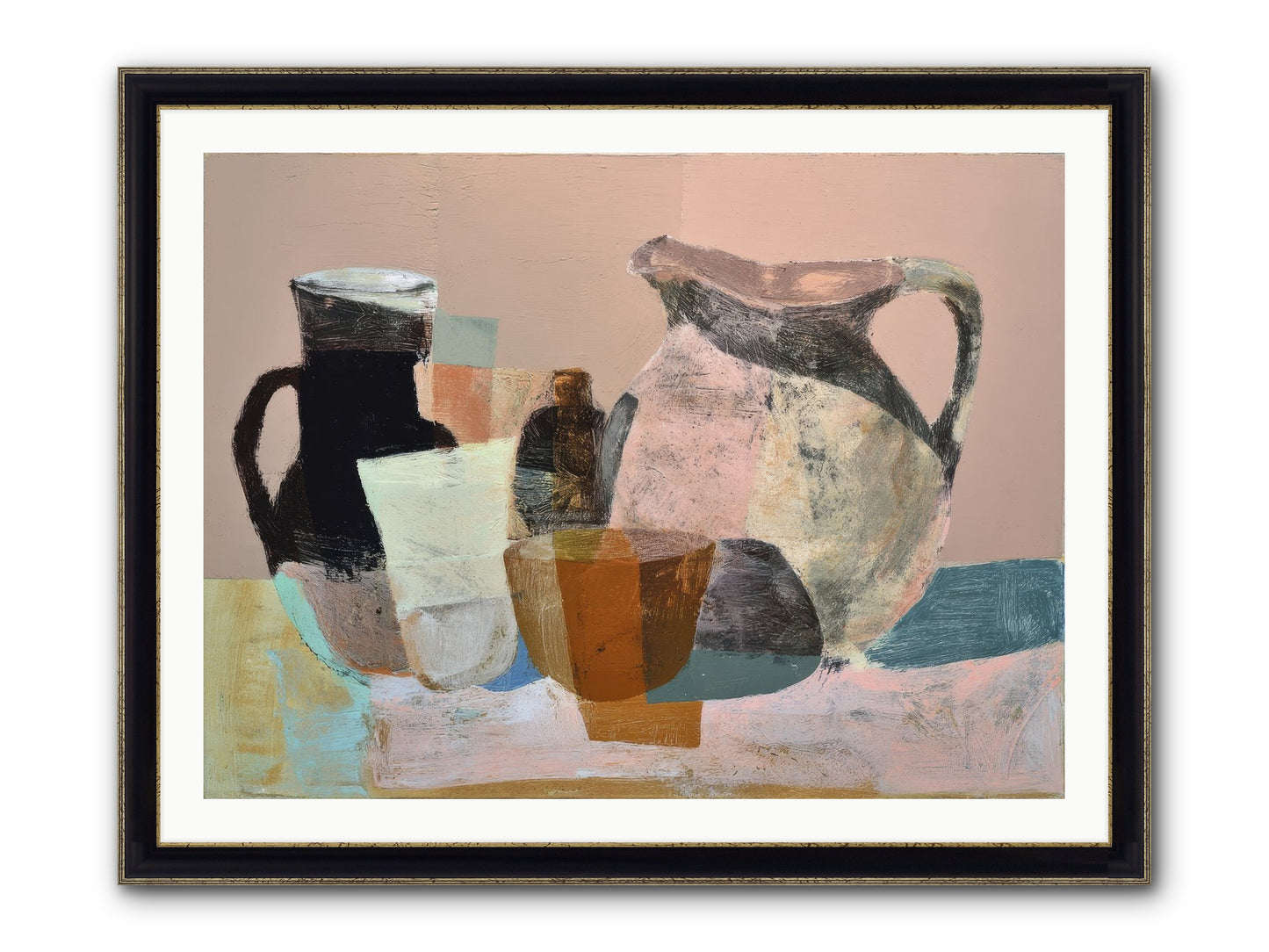 Sacred Ordinary Framed Print - Black & Gold 40x30