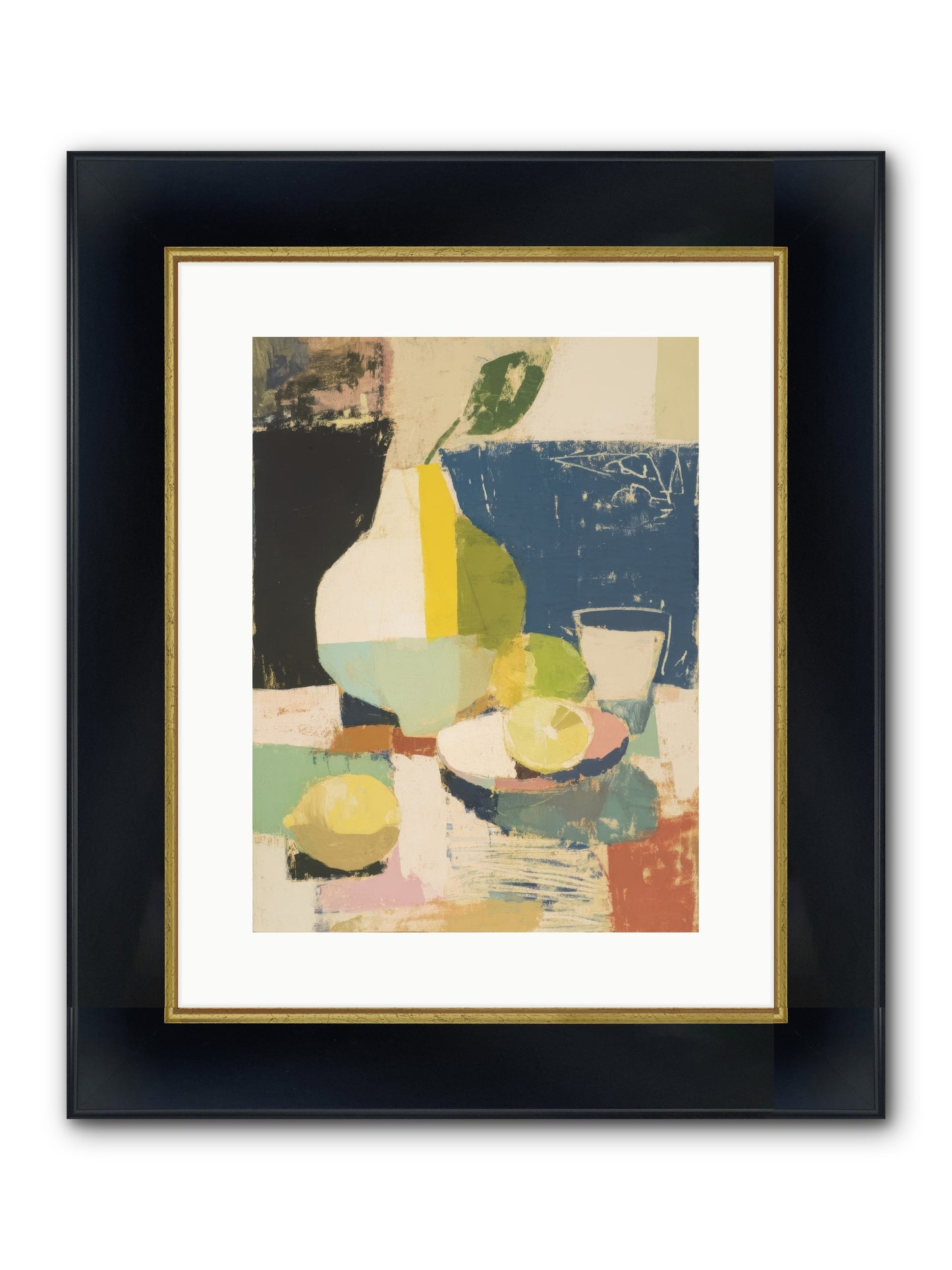 Sacred Space Framed Print - Wide Black w/Gold 12x16