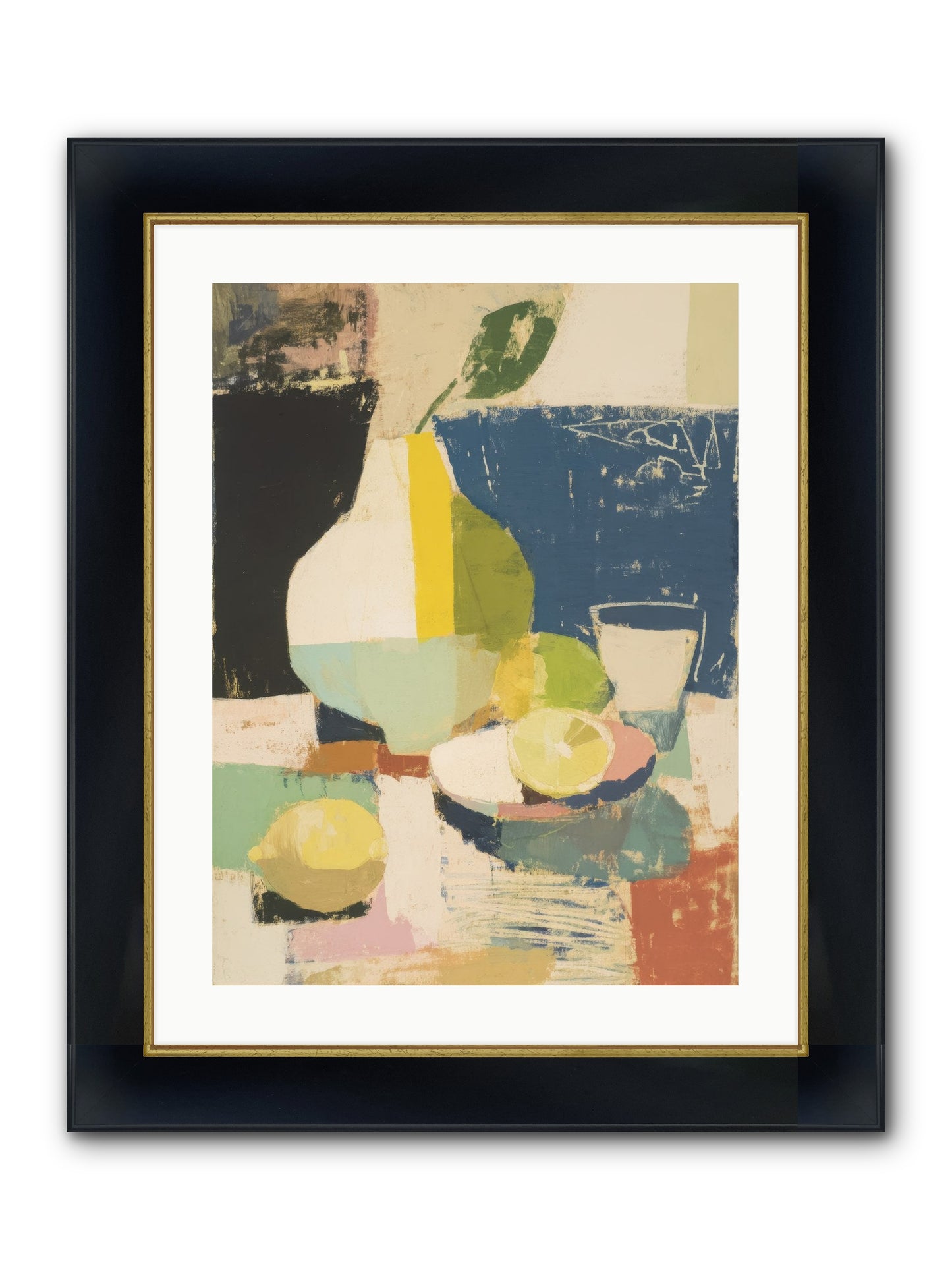 Sacred Space Framed Print - Wide Black w/Gold 18x24