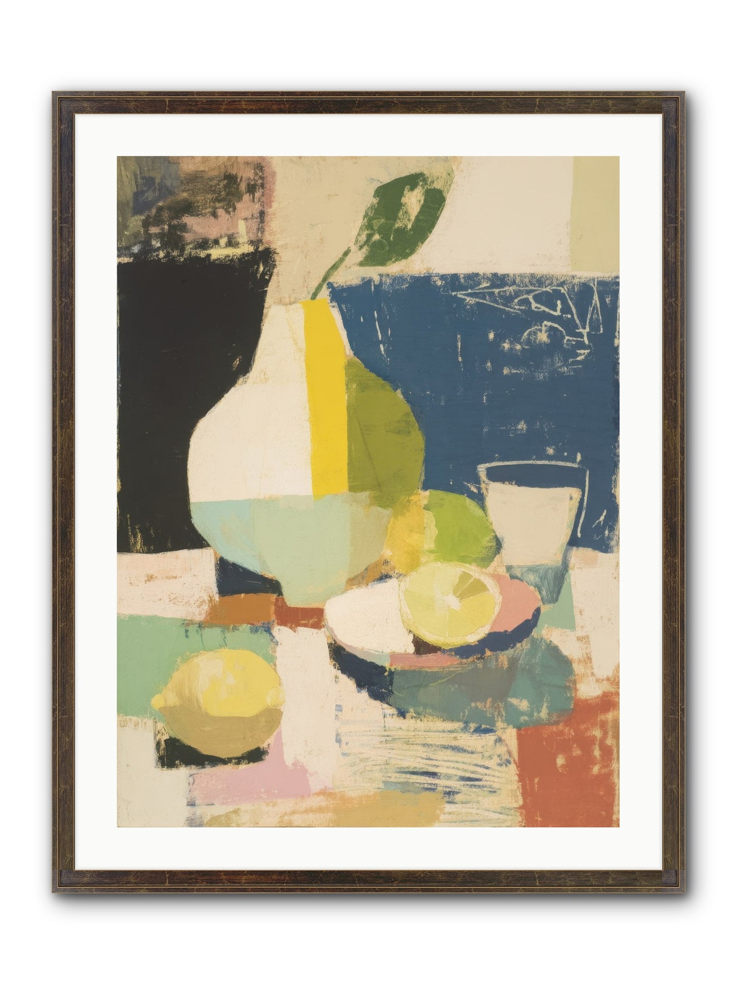 Sacred Space Framed Print - Slimwoods Black/Gold 24x32