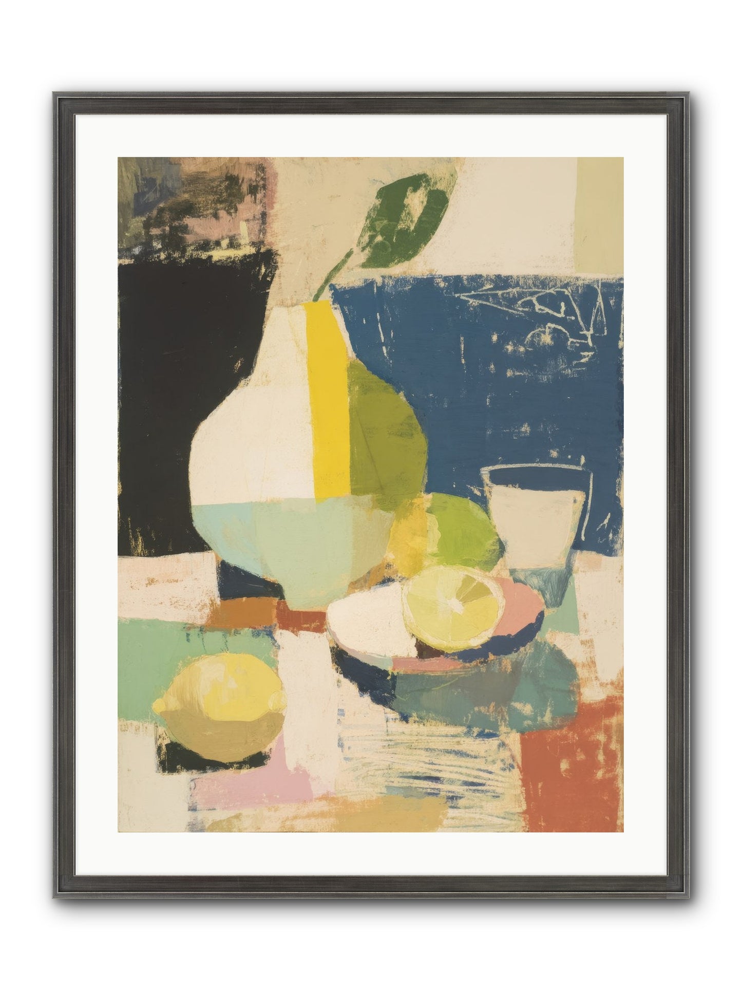 Sacred Space Framed Print - Slimwoods Black/Silver 24x32
