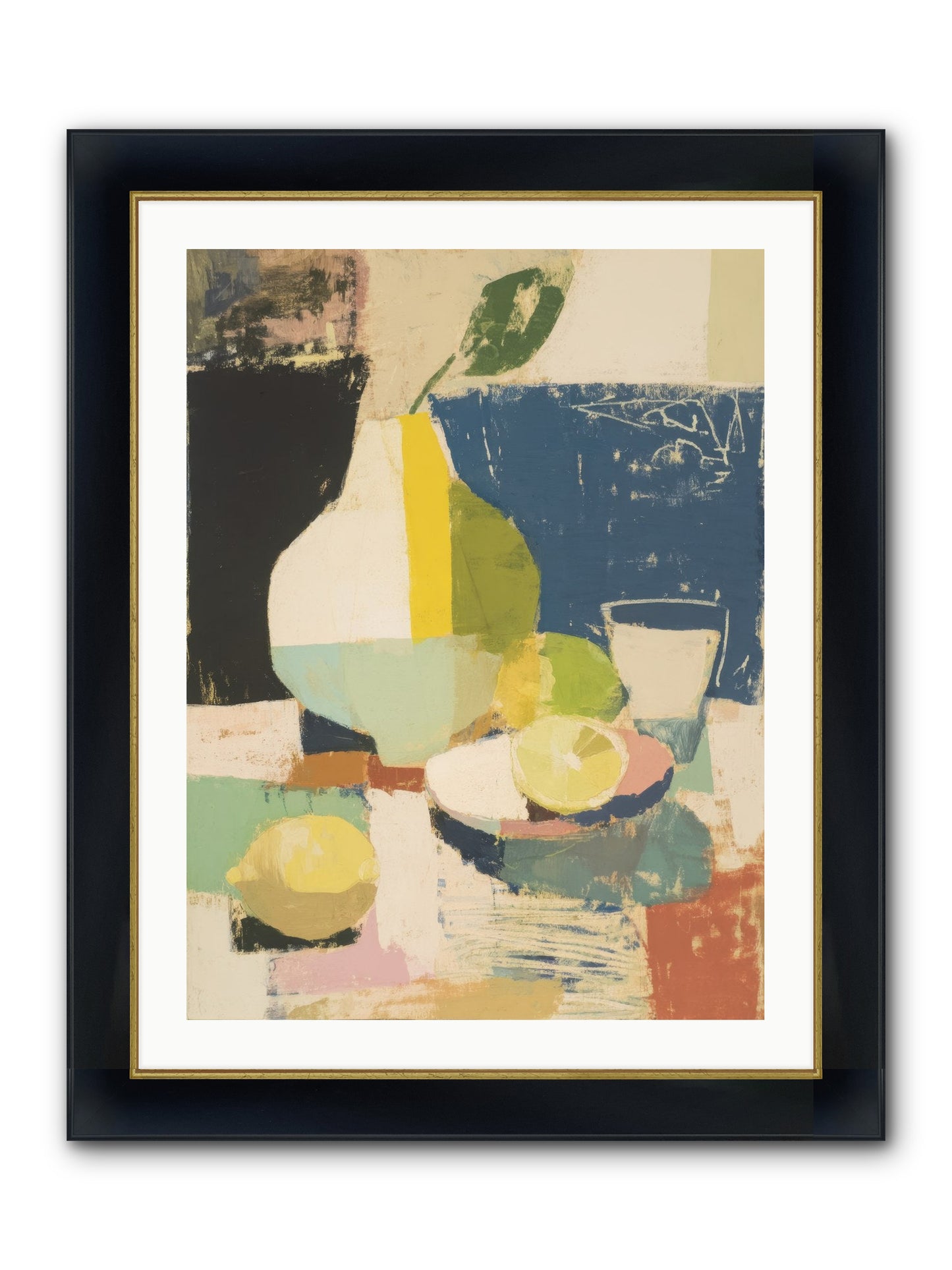 Sacred Space Framed Print - Wide Black w/Gold 24x32