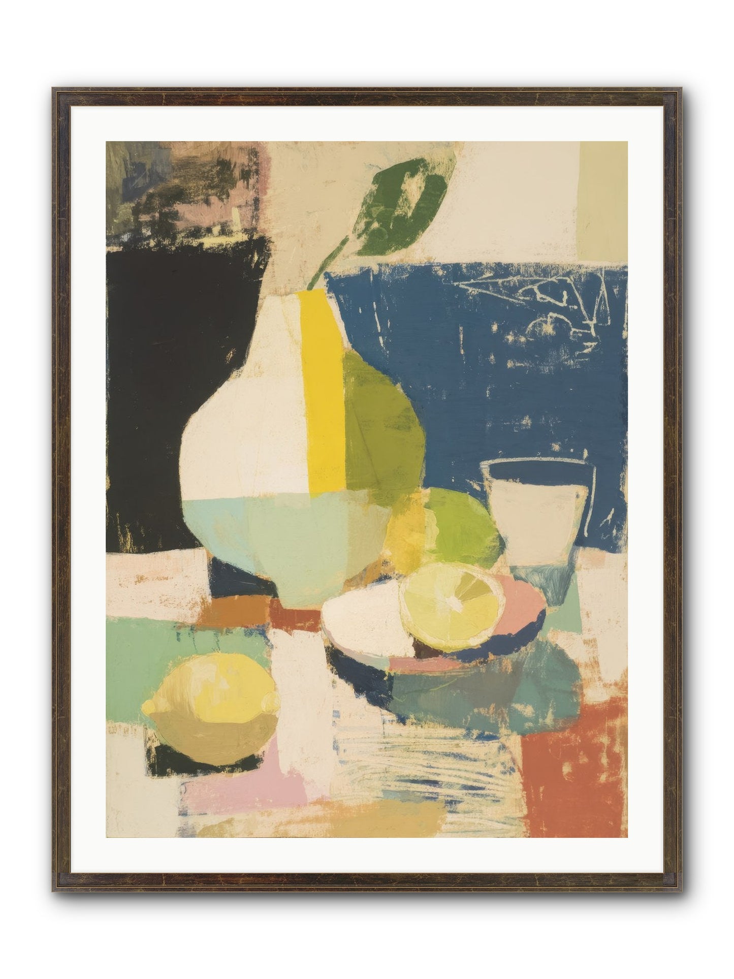 Sacred Space Framed Print - Slimwoods Black/Gold 30x40
