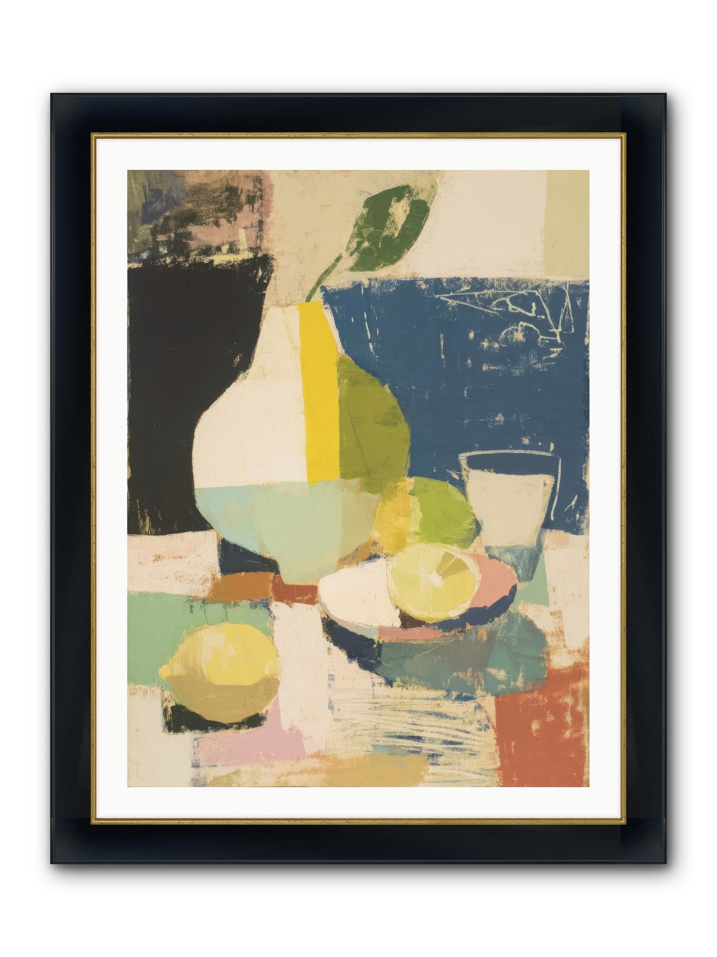 Sacred Space Framed Print - Wide Black w/Gold 30x40
