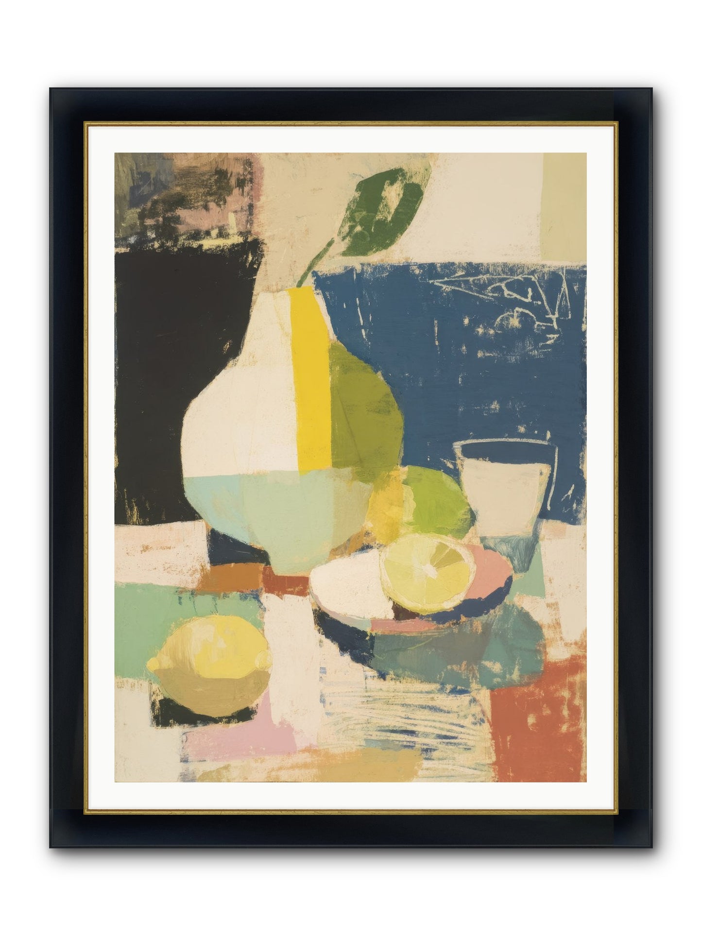 Sacred Space Framed Print - Wide Black w/Gold 36x48