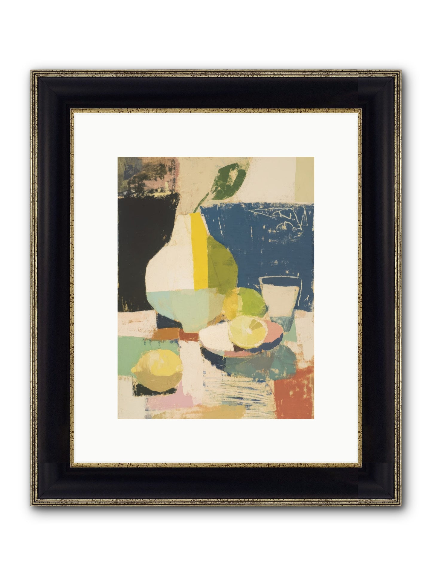Sacred Space Framed Print - Black & Gold 9x12