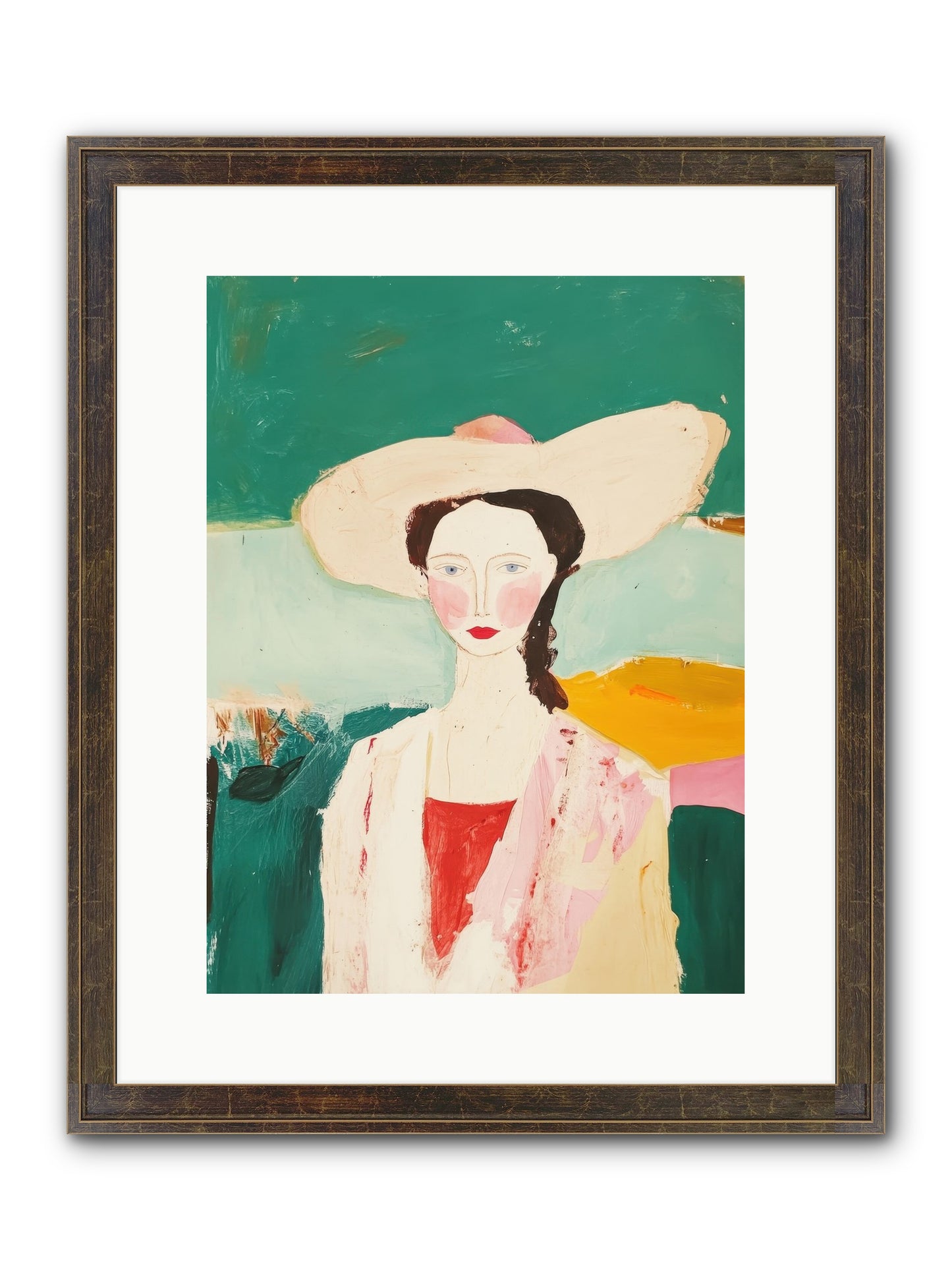 Saddle Savvy Belle Framed Print - Slimwoods Black/Gold 12x16