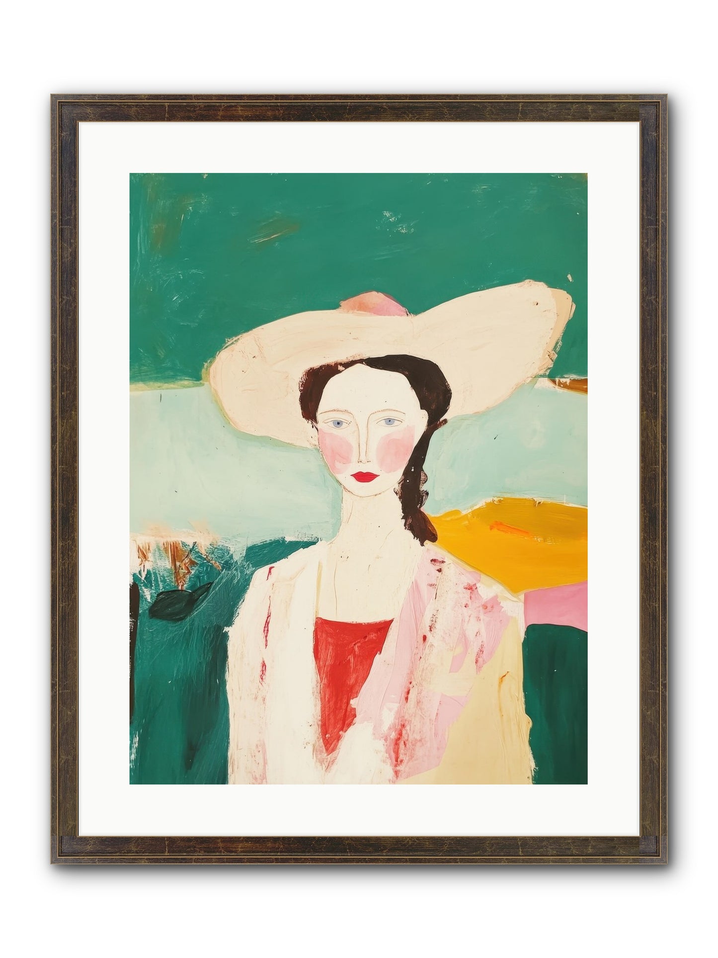 Saddle Savvy Belle Framed Print - Slimwoods Black/Gold 18x24