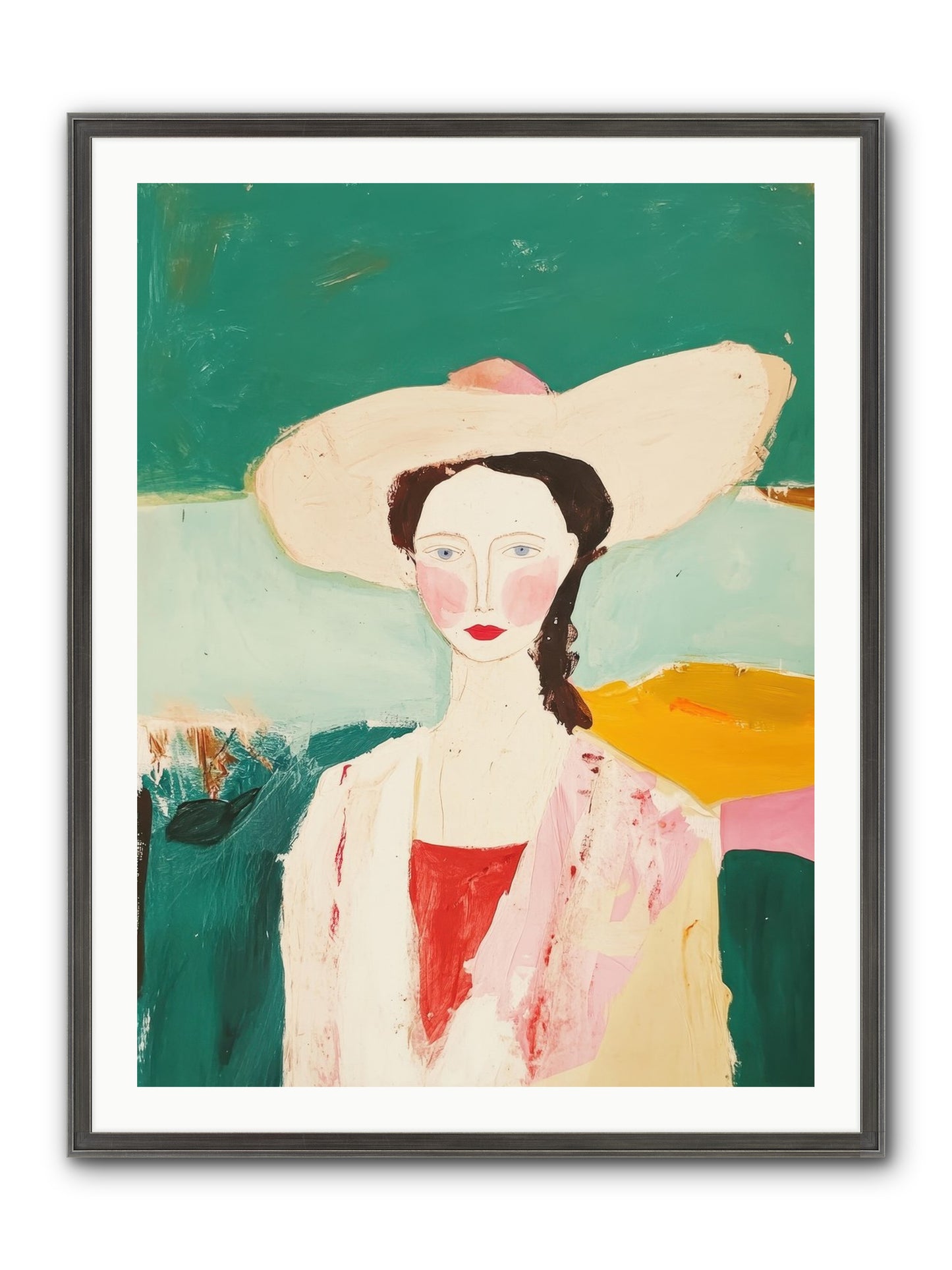 Saddle Savvy Belle Framed Print - Slimwoods Black/Silver 30x40
