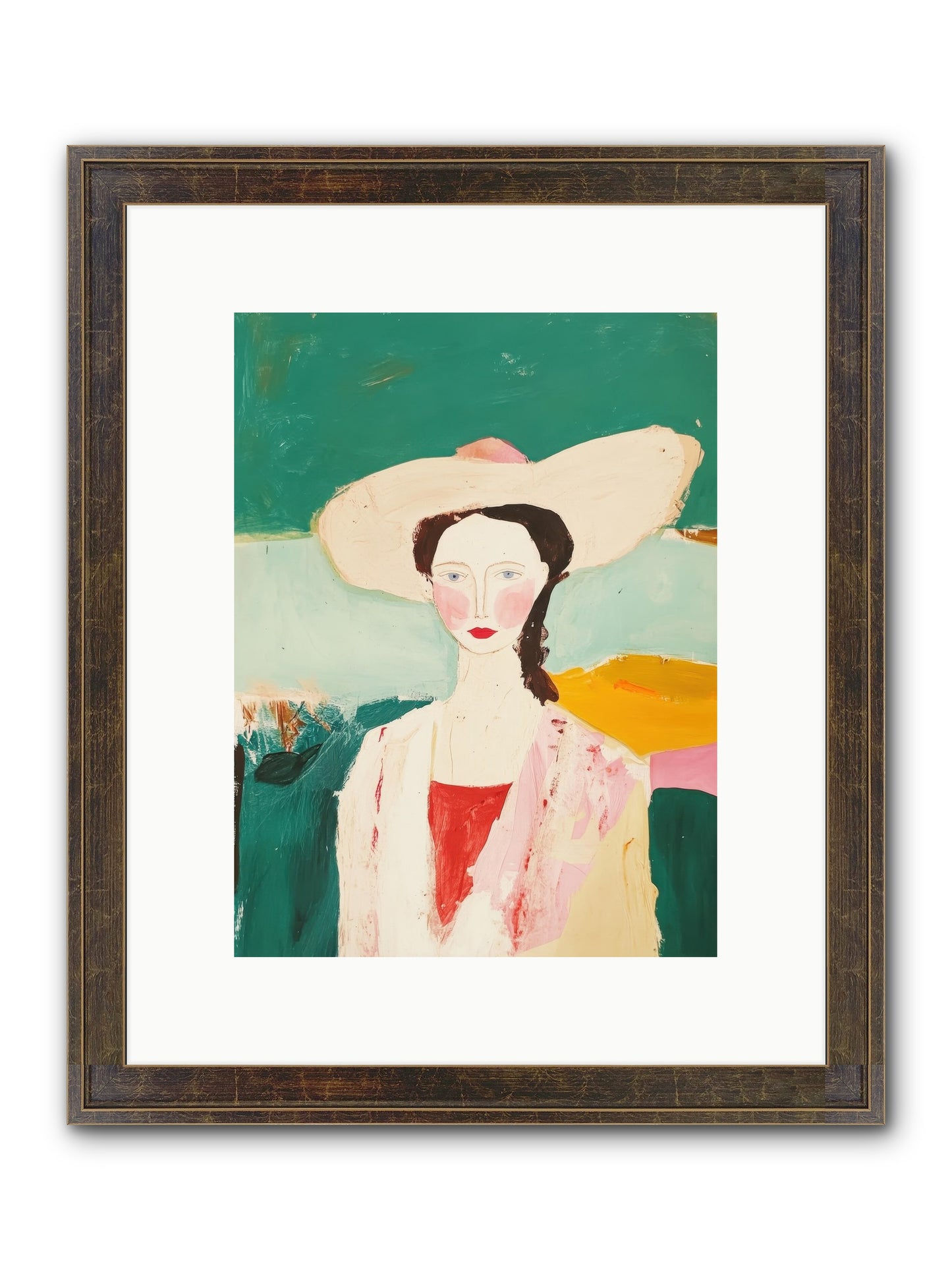 Saddle Savvy Belle Framed Print - Slimwoods Black/Gold 9x12
