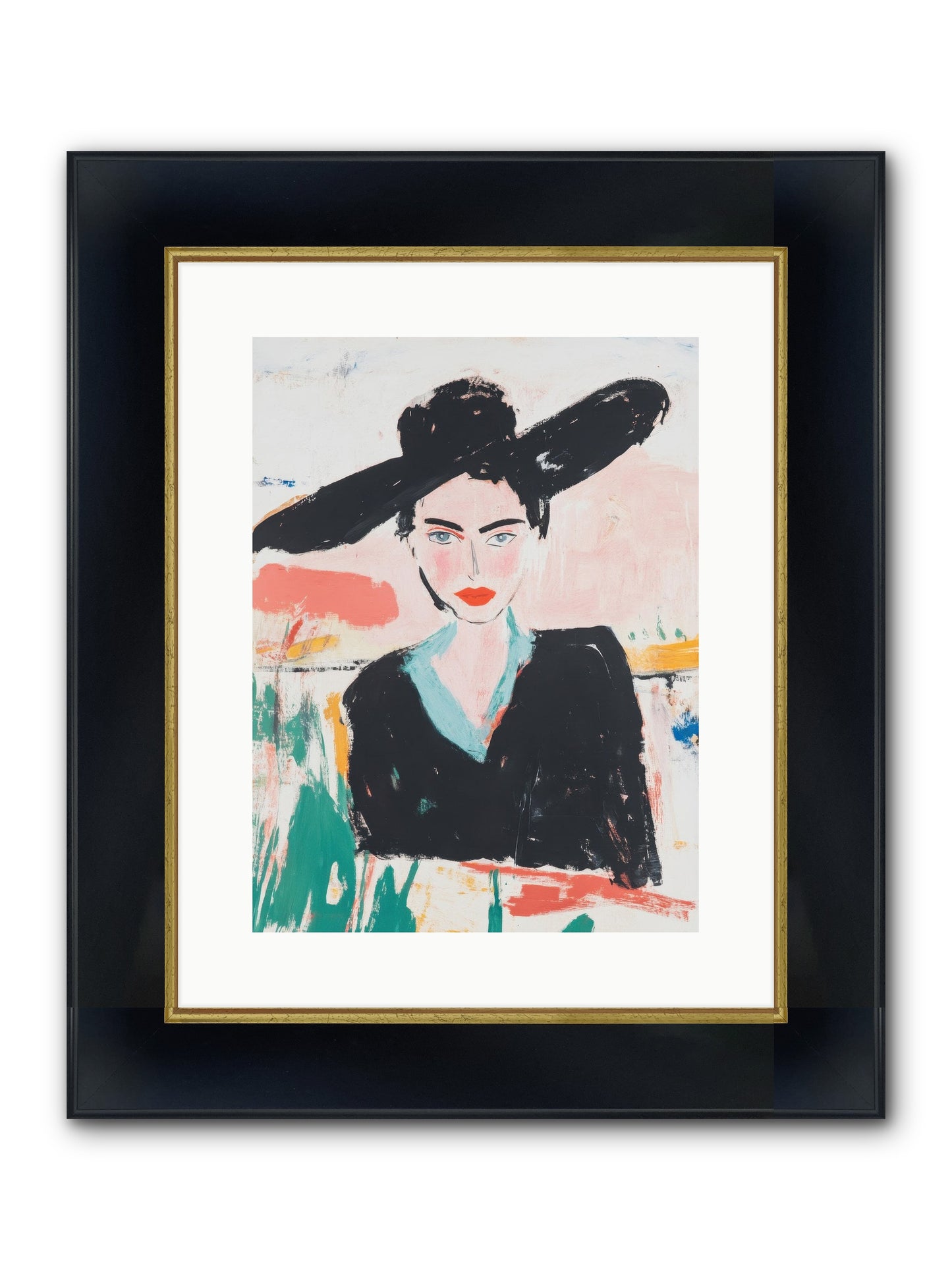 Saddlemaker's Pride Framed Print - Wide Black w/Gold 12x16