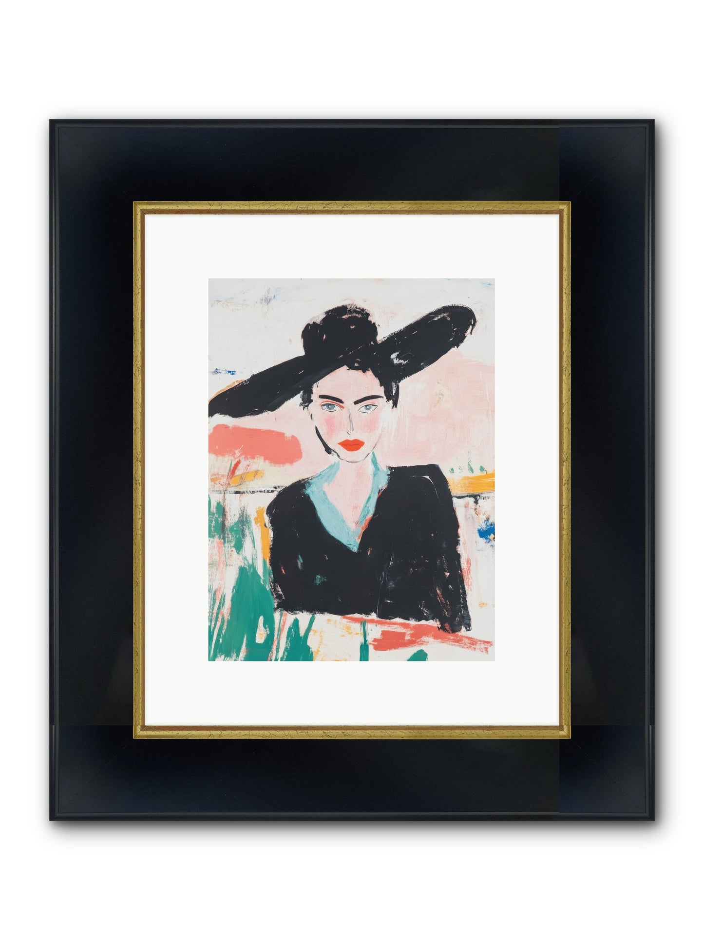 Saddlemaker's Pride Framed Print - Wide Black w/Gold 9x12