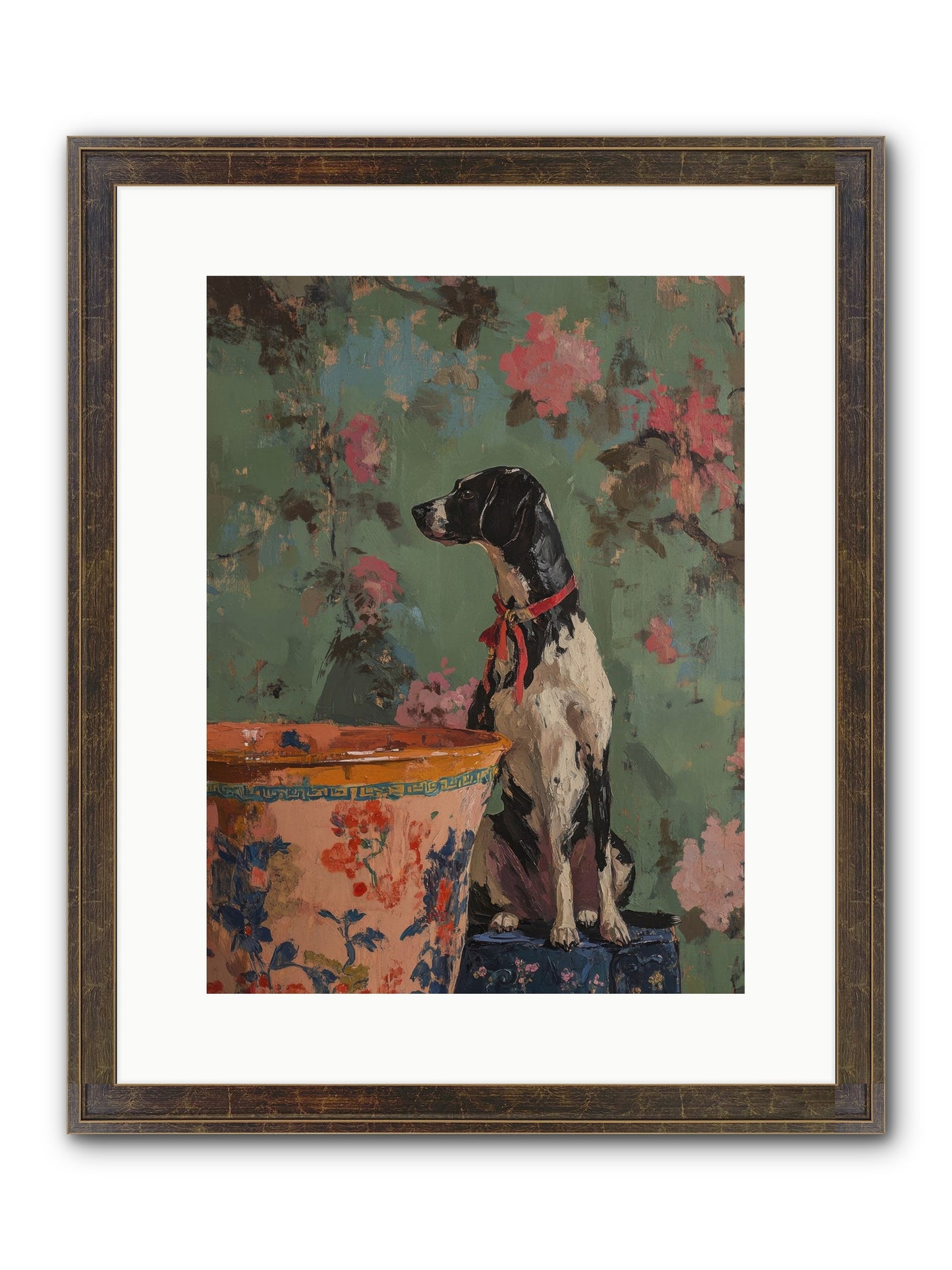 Sage Framed Print - Slimwoods Black/Gold 12x16