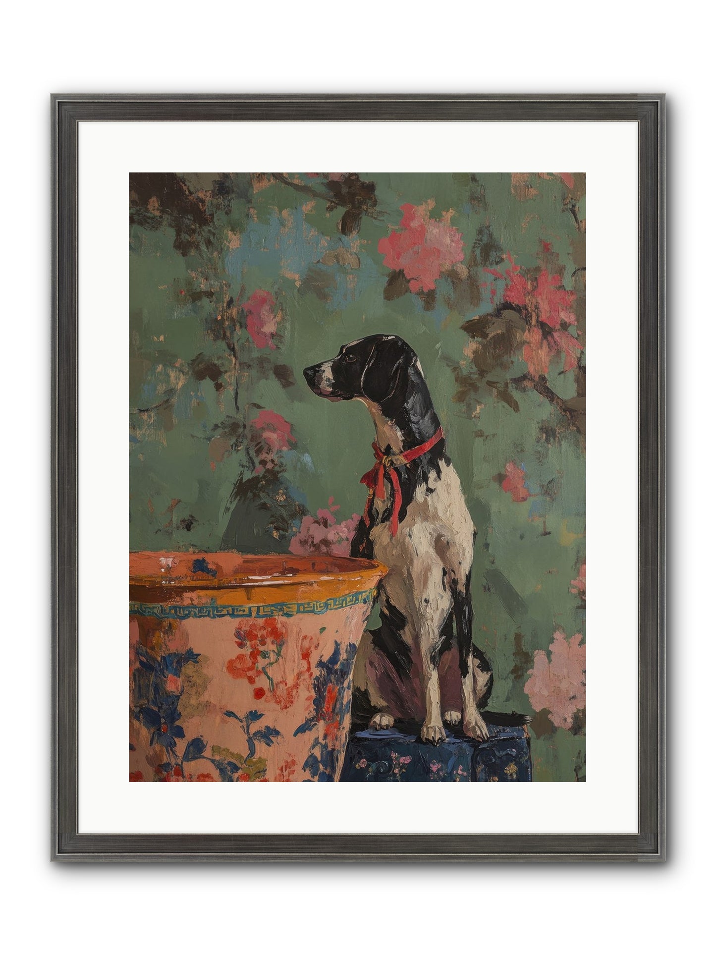 Sage Framed Print - Slimwoods Black/Silver 18x24