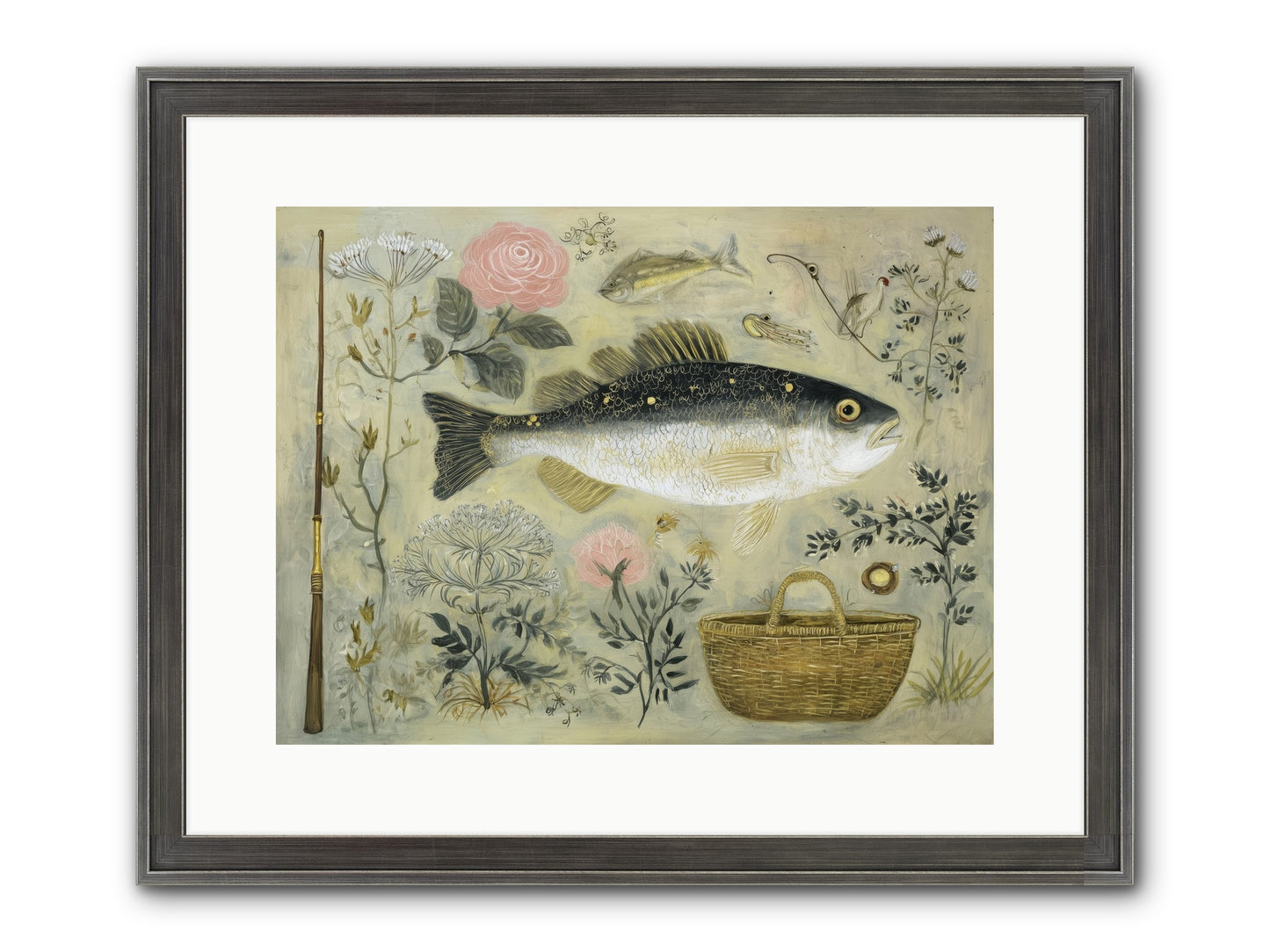 Sailor's Journal Framed Print - Slimwoods Black/Silver 16x12