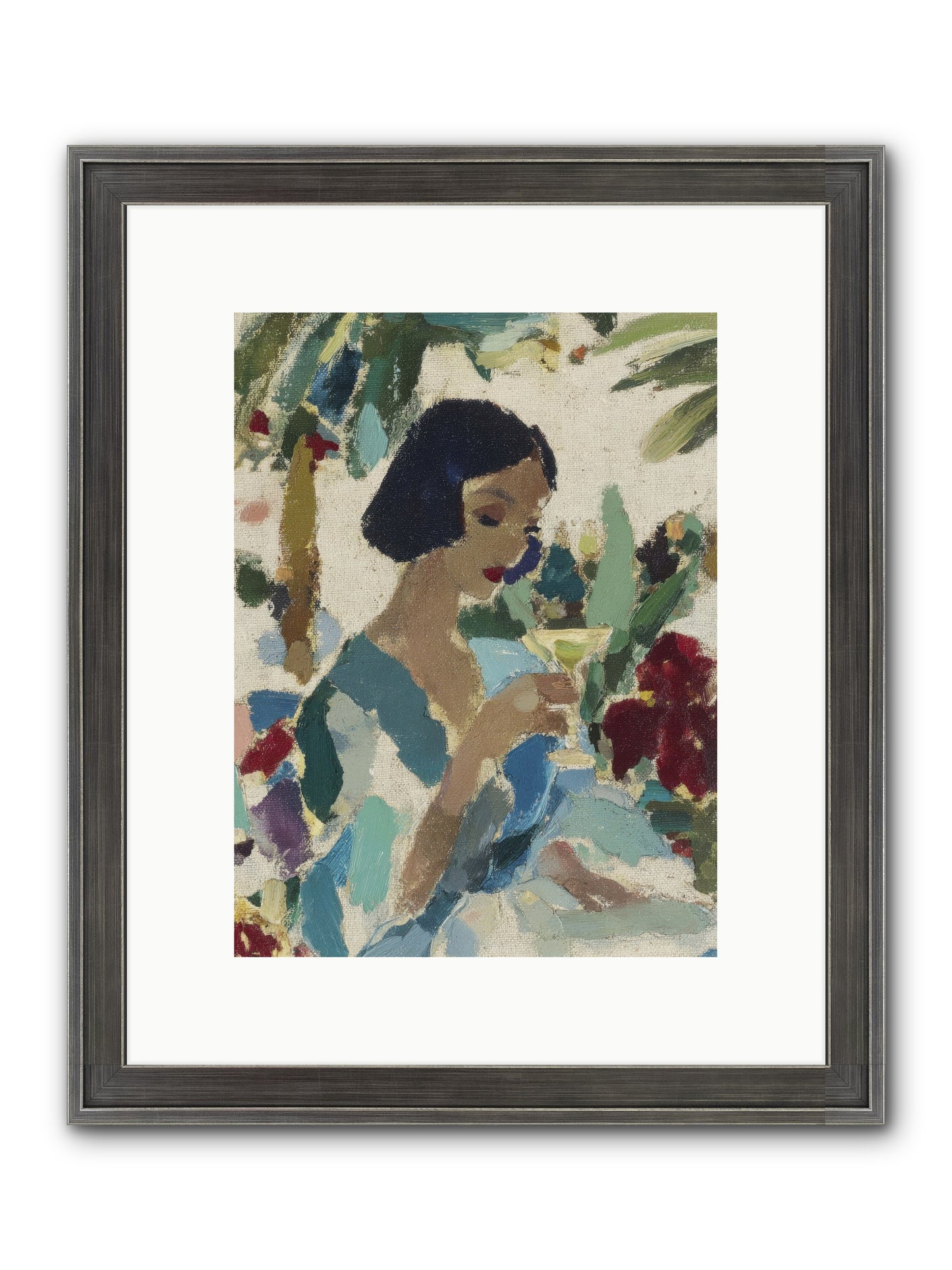 Salt Air And Bubbles Framed Print - Slimwoods Black/Silver 9x12