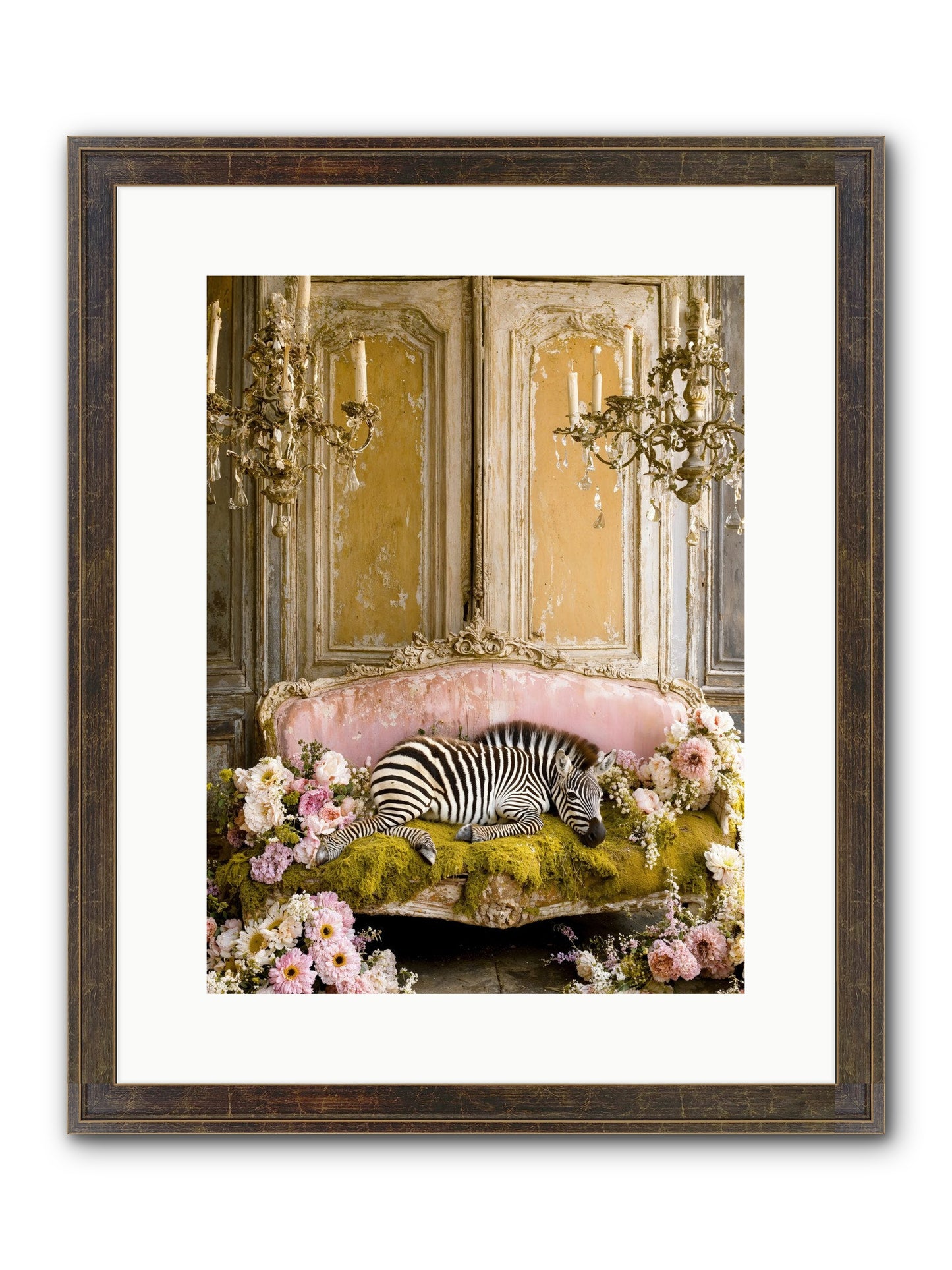 Sanctuary Of Wild Wonder Framed Print - Slimwoods Black/Gold 12x16