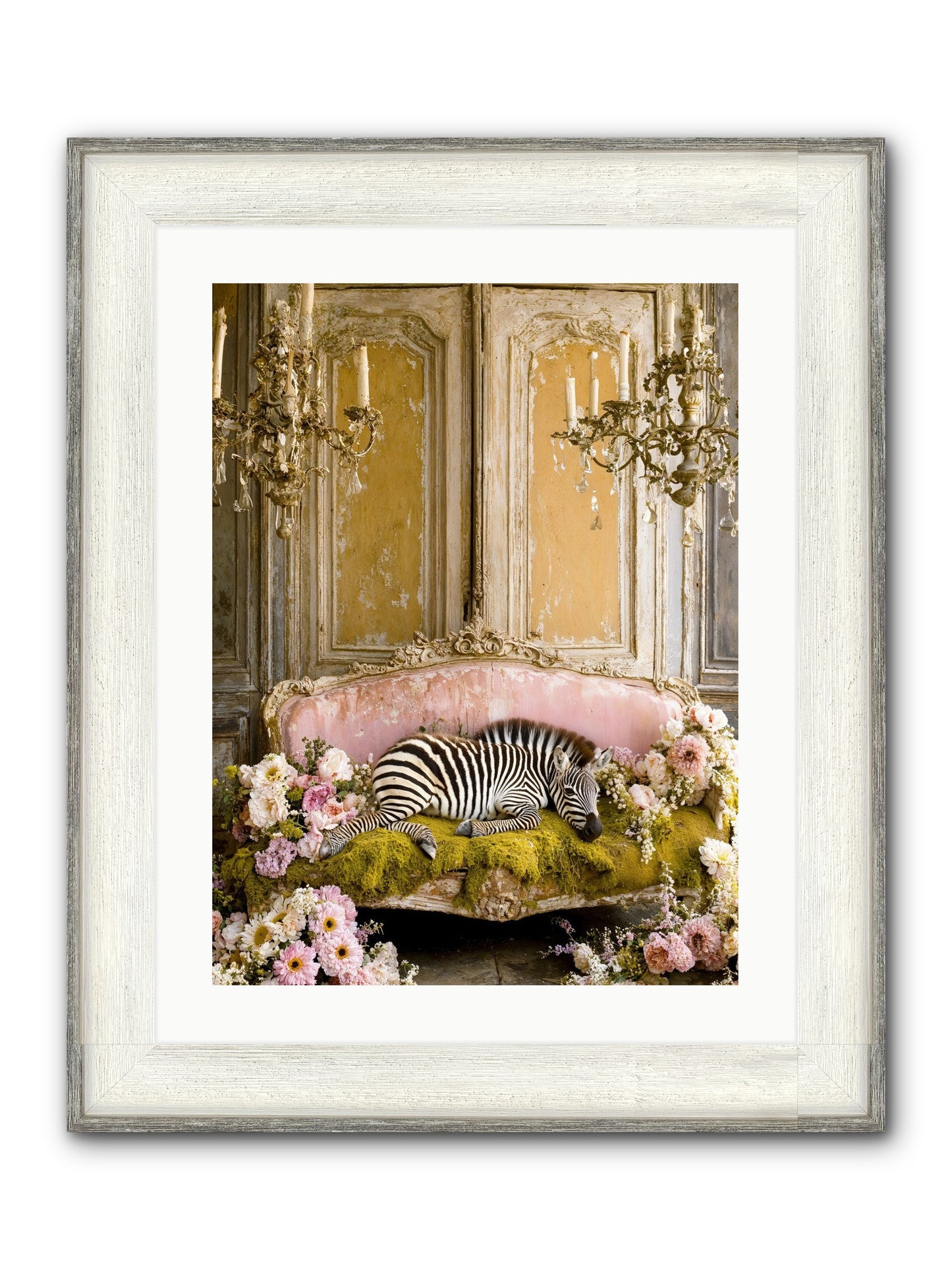 Sanctuary Of Wild Wonder Framed Print - Driftwood White 18x24
