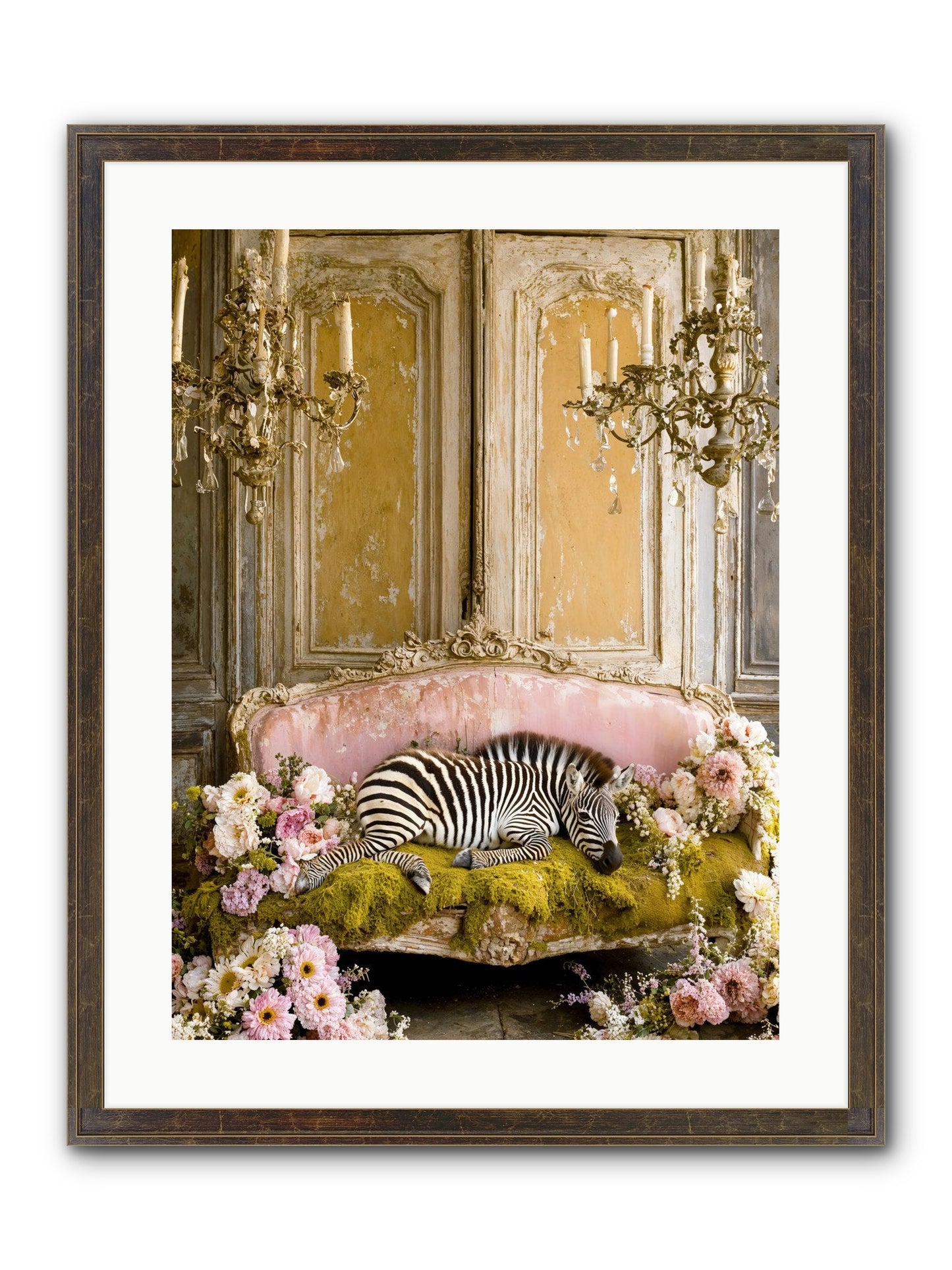 Sanctuary Of Wild Wonder Framed Print - Slimwoods Black/Gold 18x24