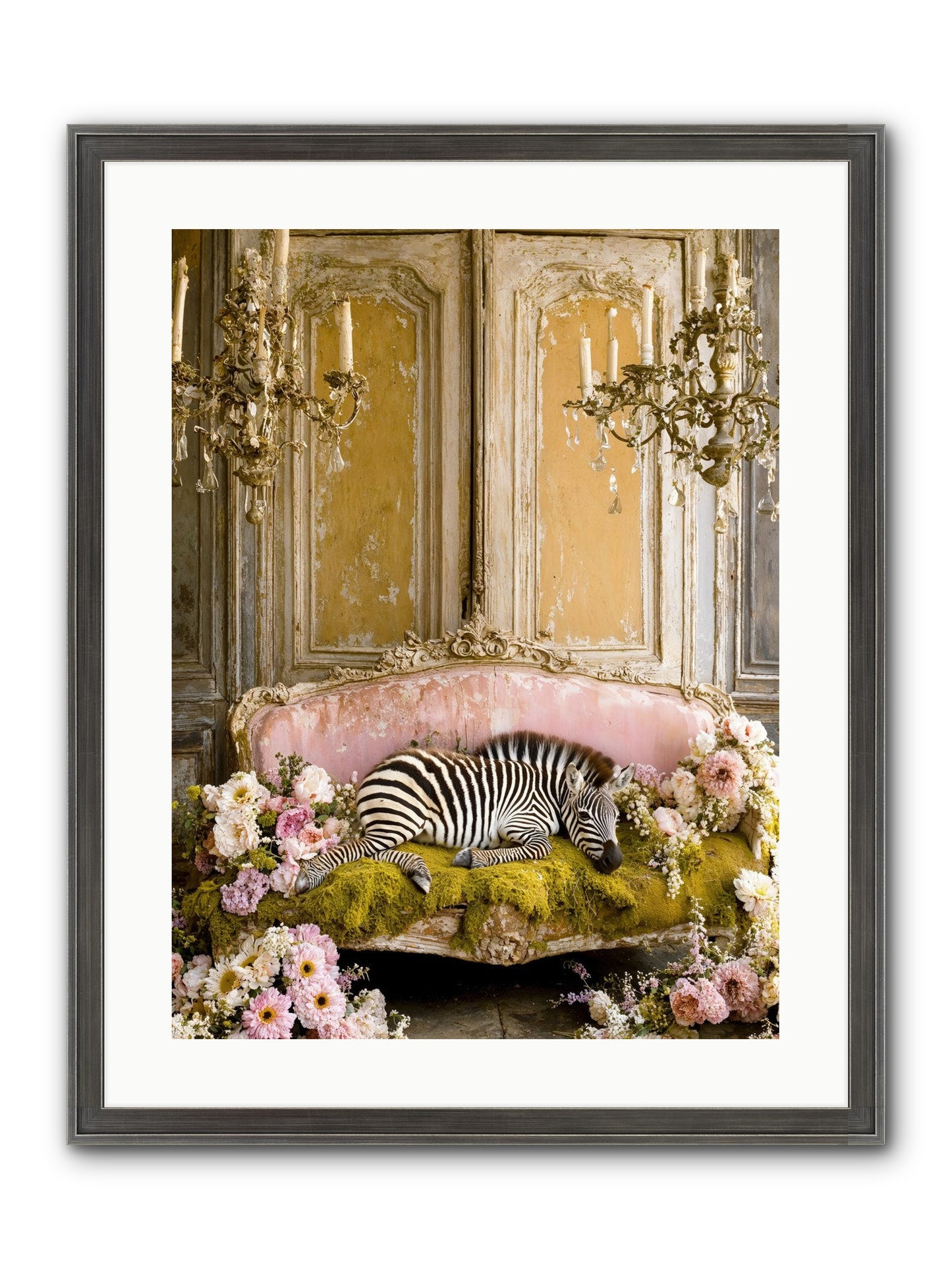 Sanctuary Of Wild Wonder Framed Print - Slimwoods Black/Silver 18x24