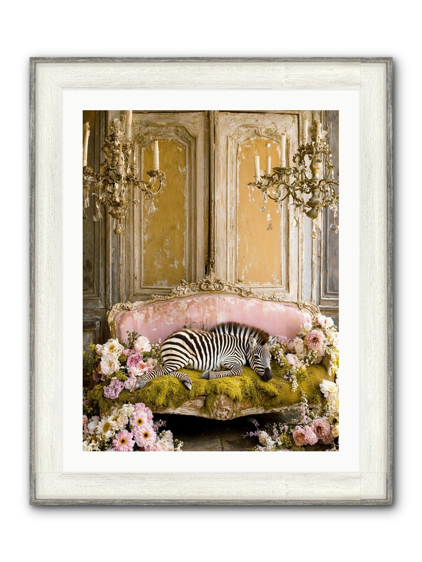 Sanctuary Of Wild Wonder Framed Print - Driftwood White 24x32