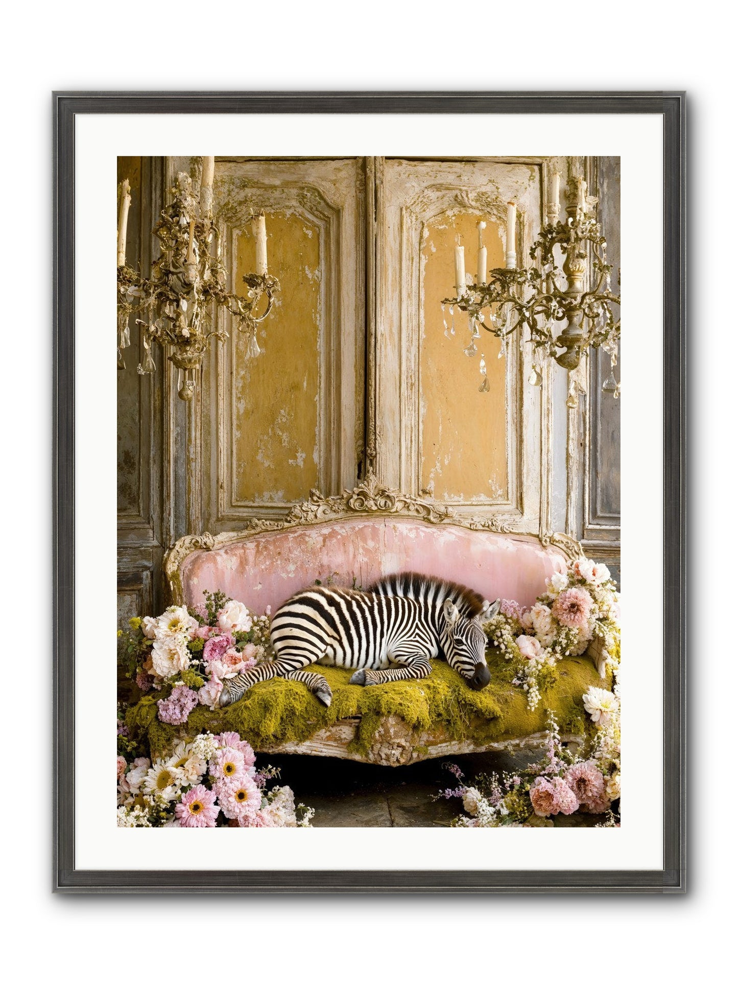 Sanctuary Of Wild Wonder Framed Print - Slimwoods Black/Silver 24x32