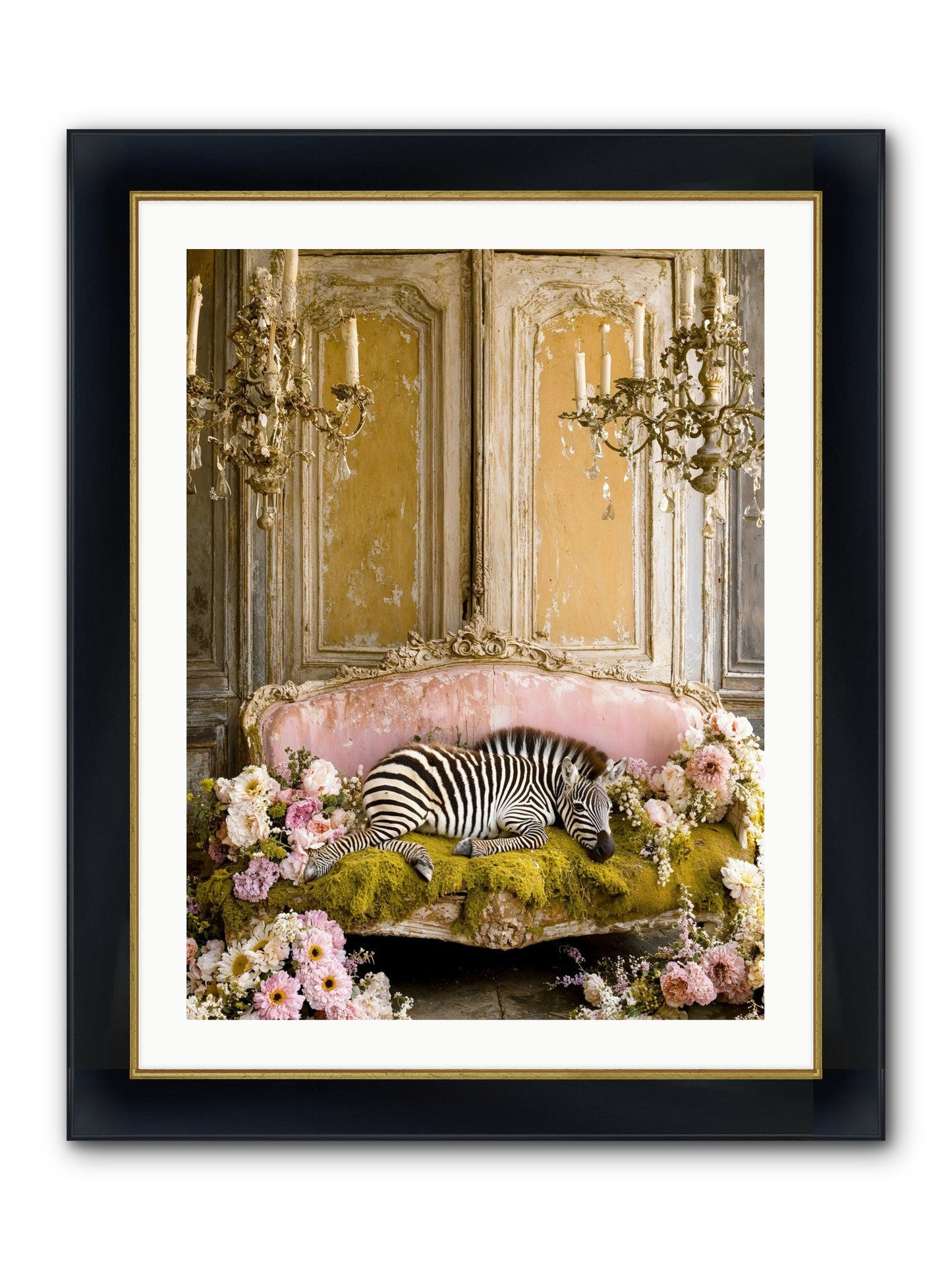 Sanctuary Of Wild Wonder Framed Print - Wide Black w/Gold 24x32