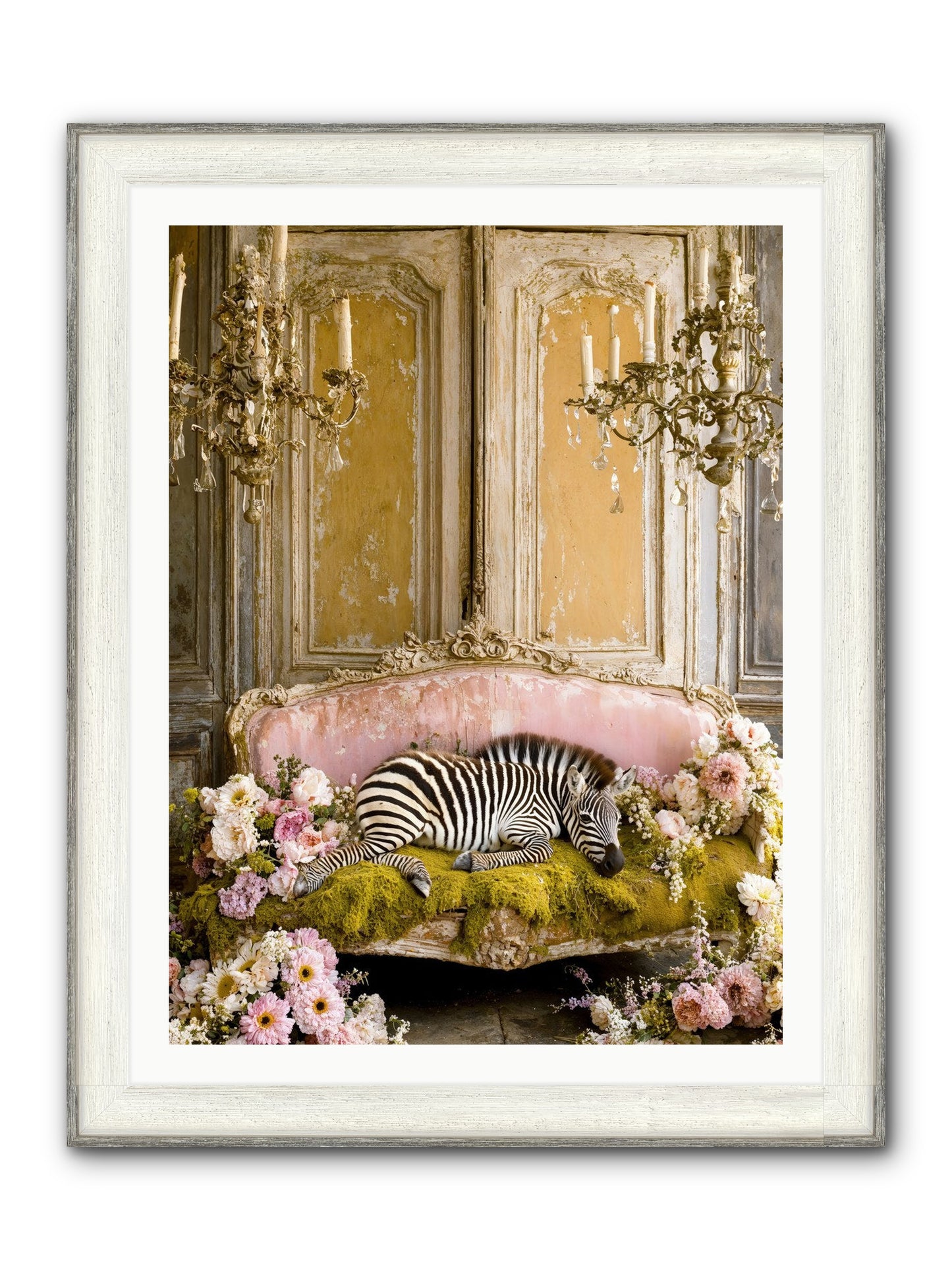 Sanctuary Of Wild Wonder Framed Print - Driftwood White 30x40
