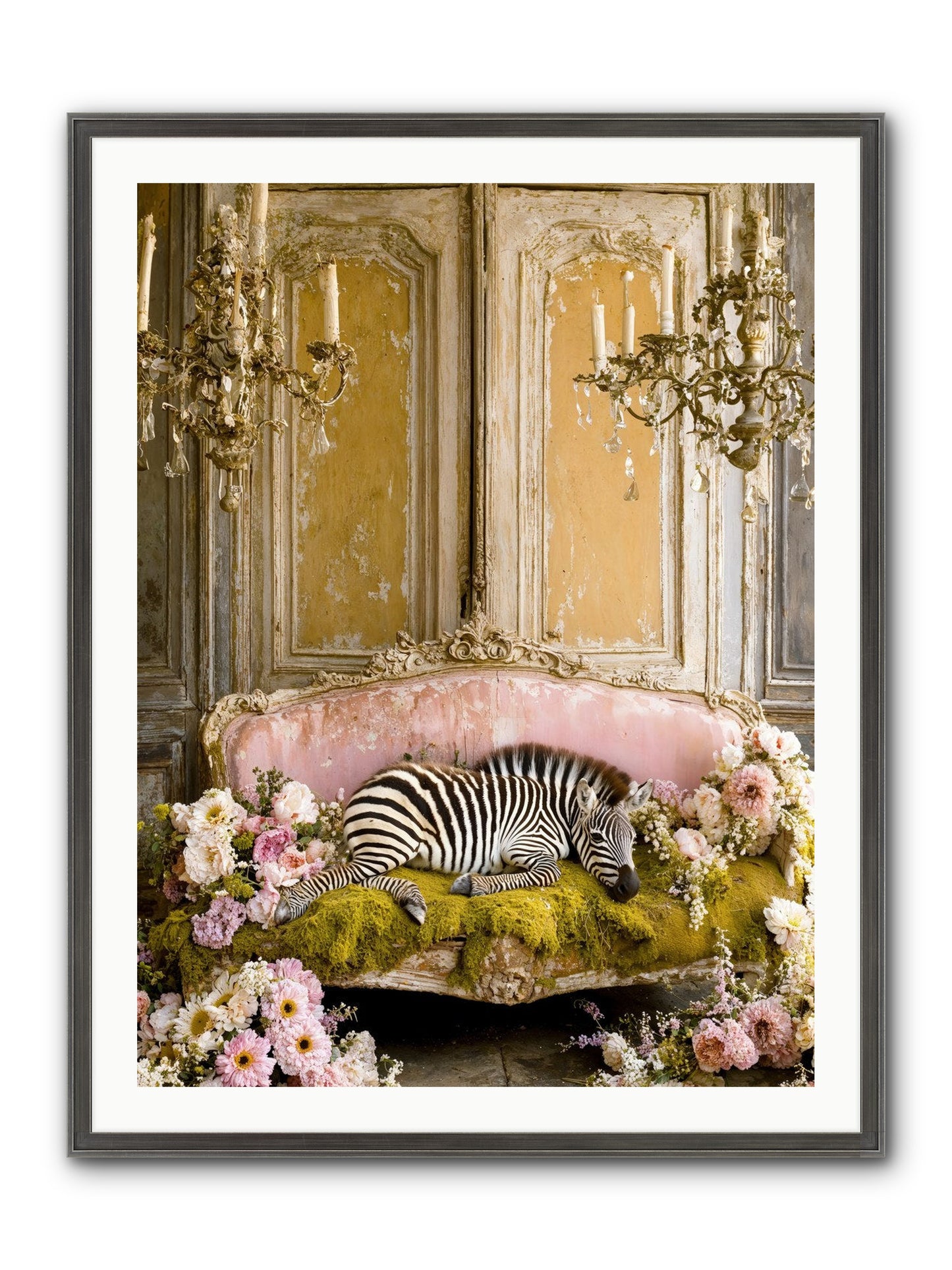 Sanctuary Of Wild Wonder Framed Print - Slimwoods Black/Silver 30x40
