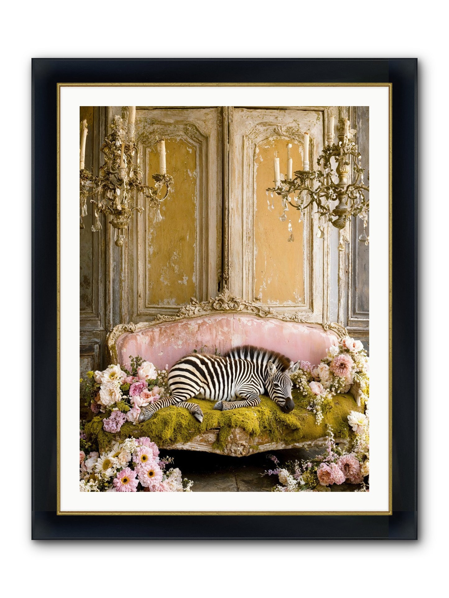 Sanctuary Of Wild Wonder Framed Print - Wide Black w/Gold 30x40
