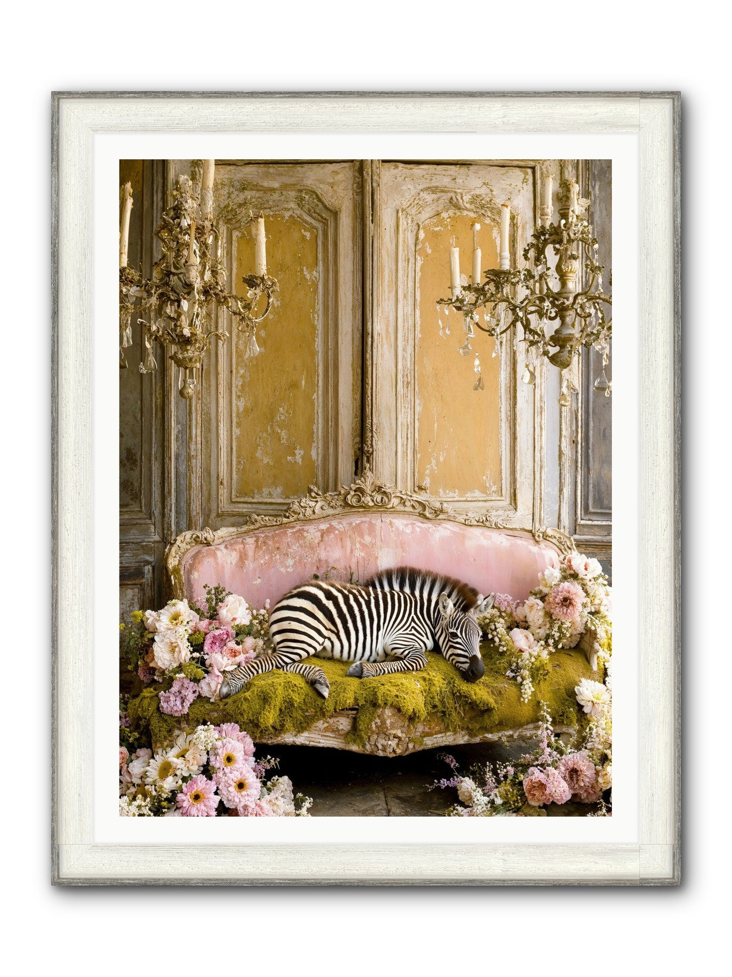 Sanctuary Of Wild Wonder Framed Print - Driftwood White 36x48