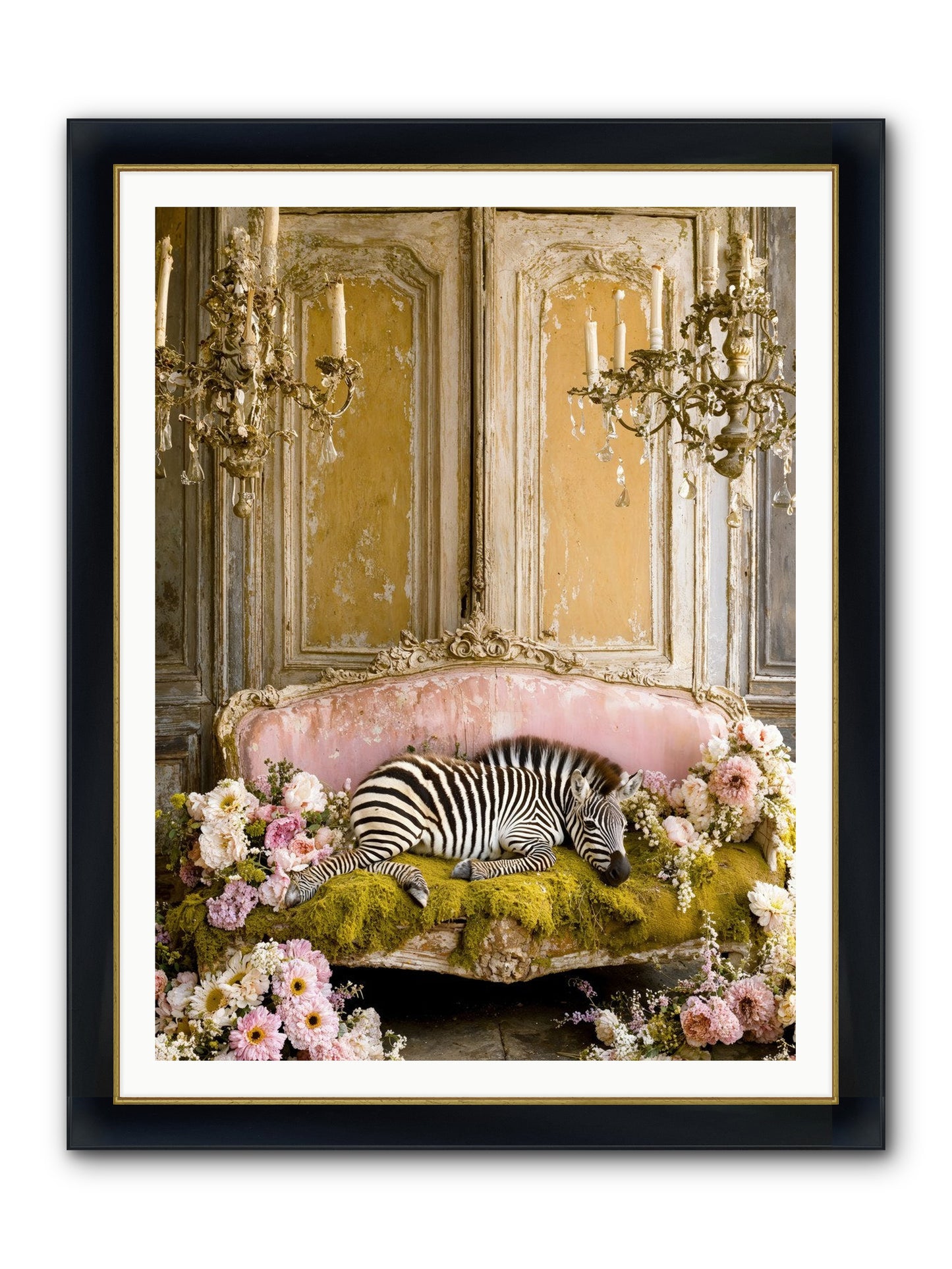 Sanctuary Of Wild Wonder Framed Print - Wide Black w/Gold 36x48