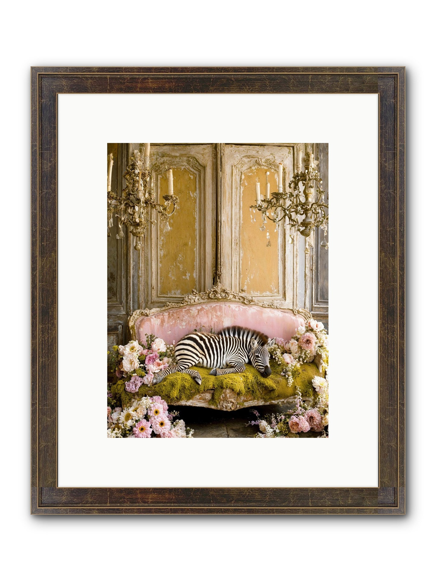 Sanctuary Of Wild Wonder Framed Print - Slimwoods Black/Gold 9x12