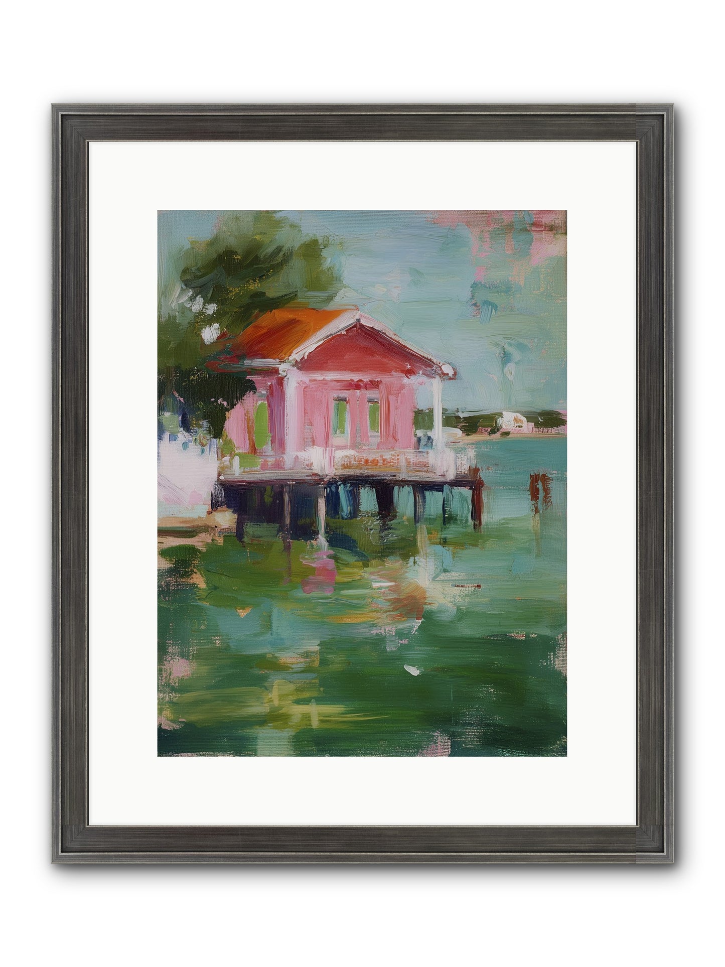 Sanctuary Serenaded Framed Print - Slimwoods Black/Silver 12x16